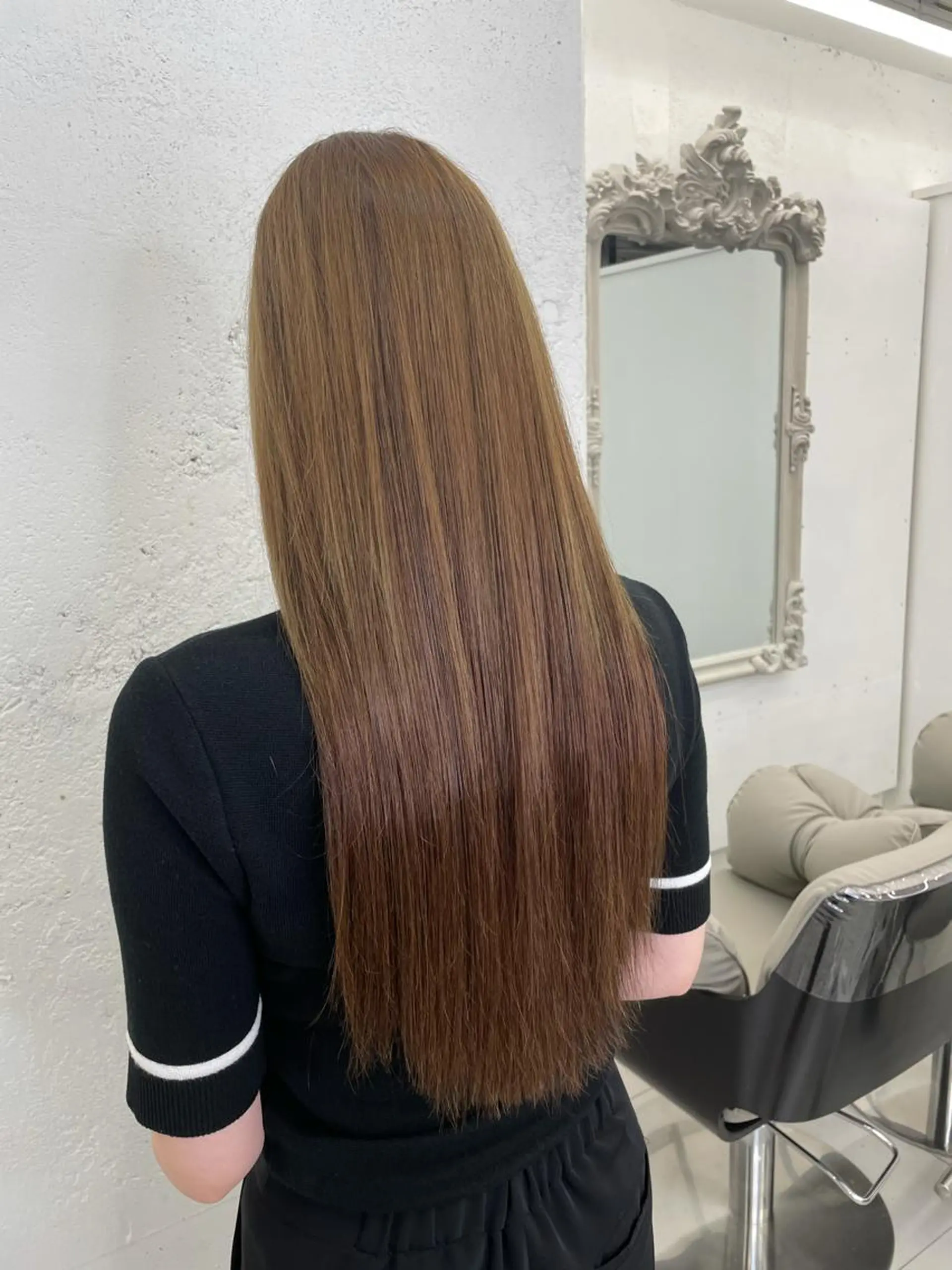 ロング エクステ 家田 竜のヘアスタイル