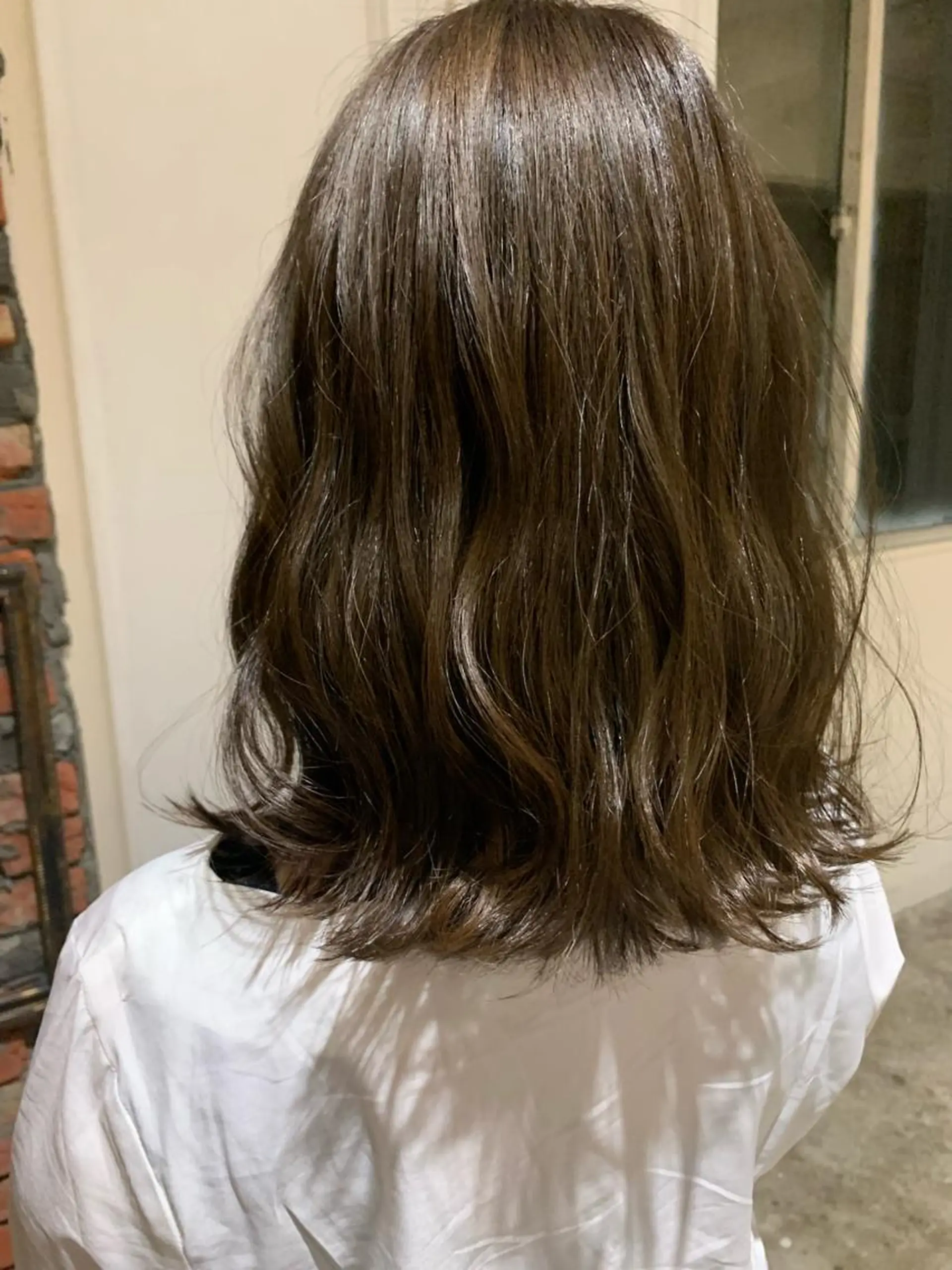 ミディアム アッシュ "小顔カット" Fuko.のヘアスタイル