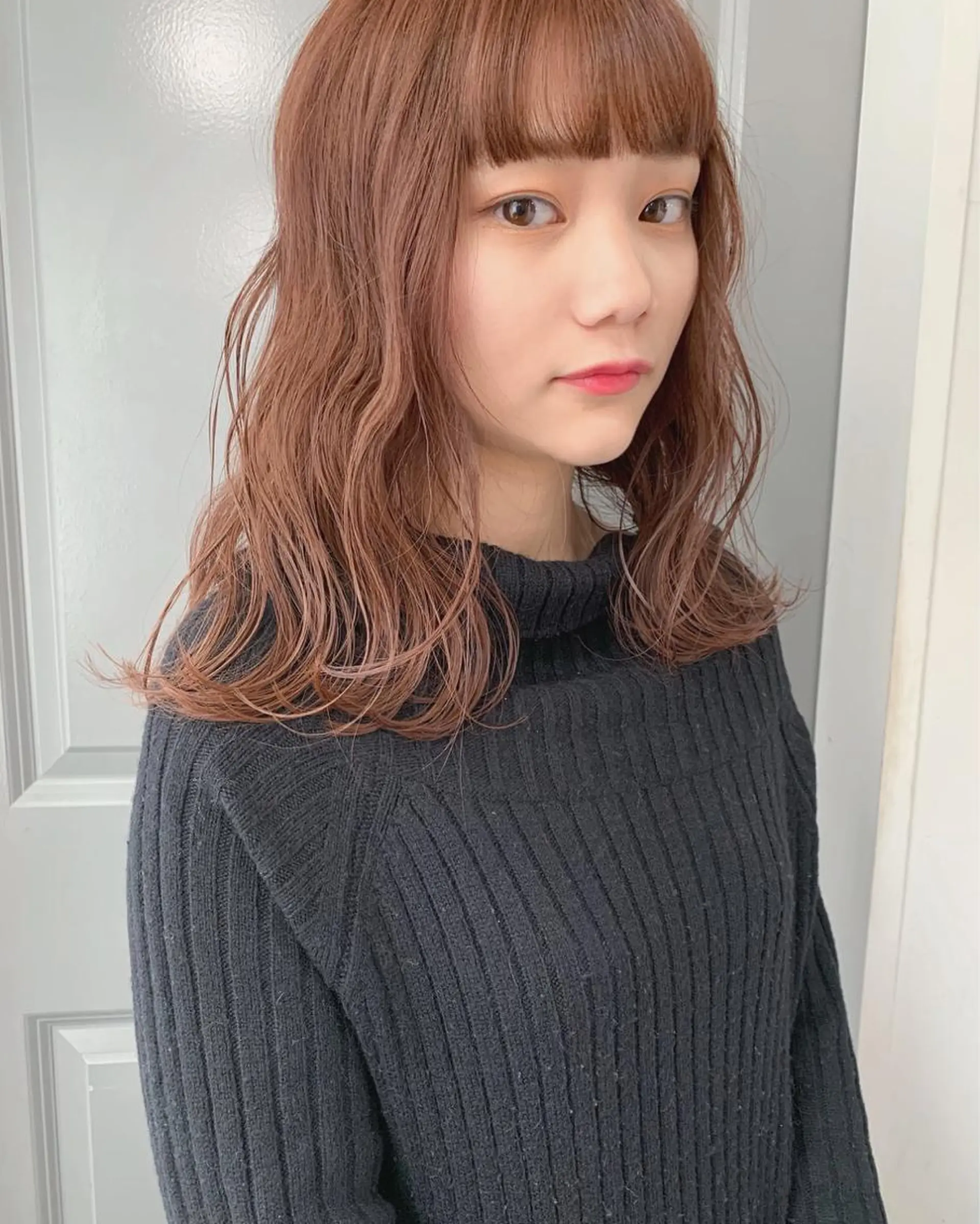 セミロング カラー パーマ ヘアアレンジ メンズ キッズ ネイル マツエク・マツパ ラベンダーカラー ピンクカラー カラーマツエク ピンク 古賀 侑磨のヘアスタイル