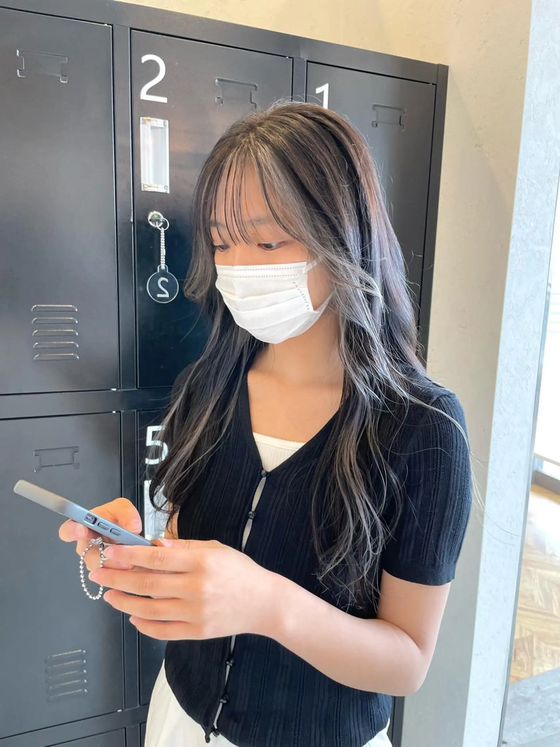 ロング カラー 田中   麗彩也のヘアスタイル