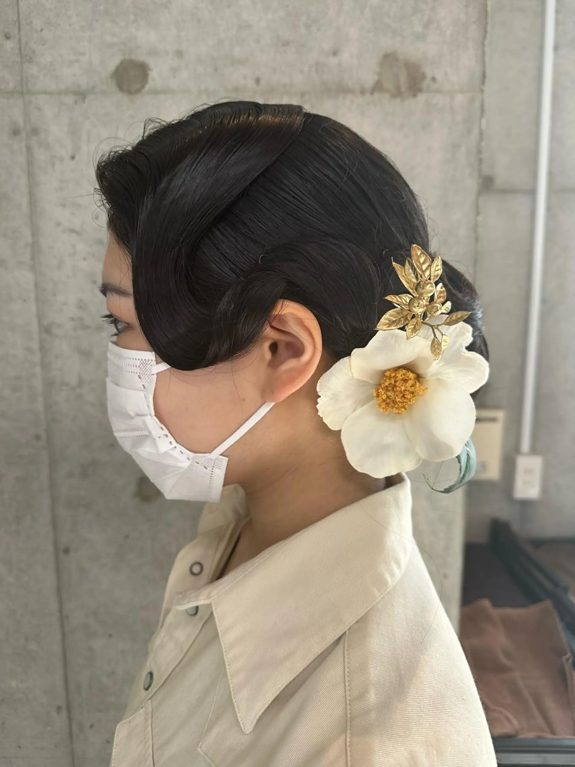 ロング ヘアアレンジ 女性に人気♪ はやしほのかのヘアスタイル