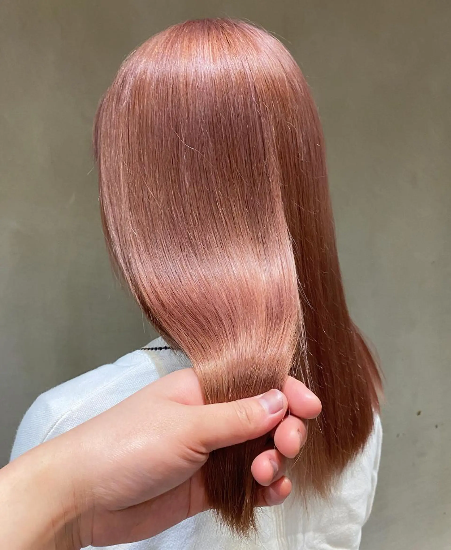 セミロング カラー 🧡色落ちまで2度綺 麗なカラー🧡ヨシキのヘアスタイル