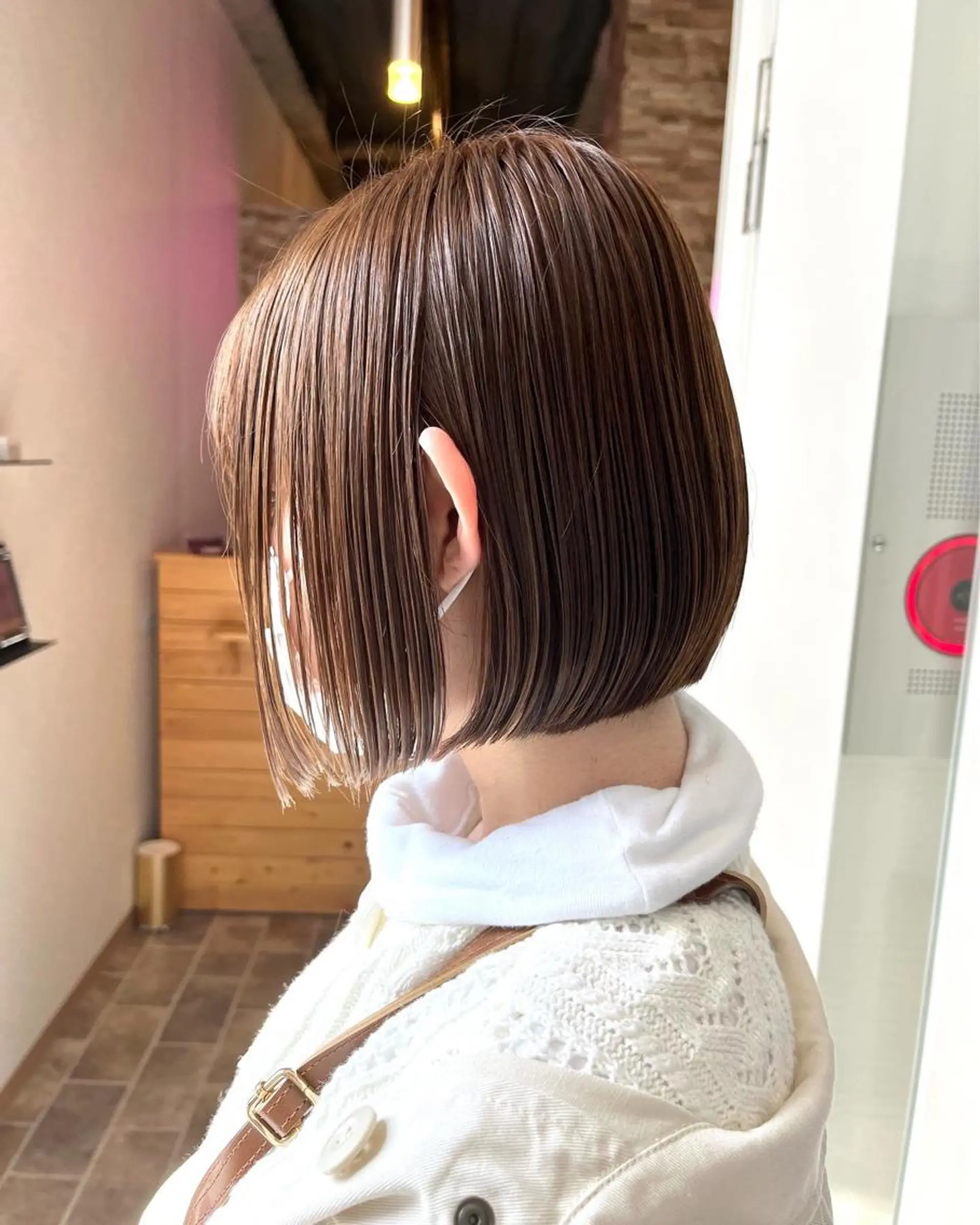 ショート カラー ヘアカラー&縮毛矯正 STAR☆RIVERのヘアスタイル