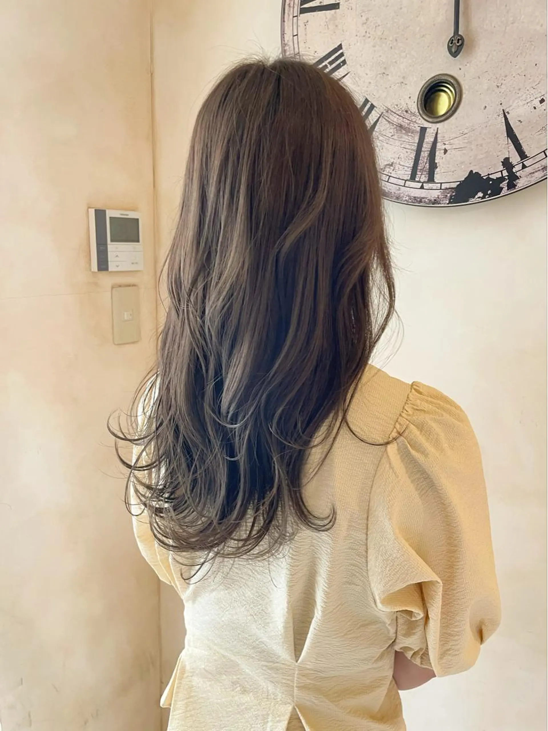 ロング カラー 古田 昂也のヘアスタイル