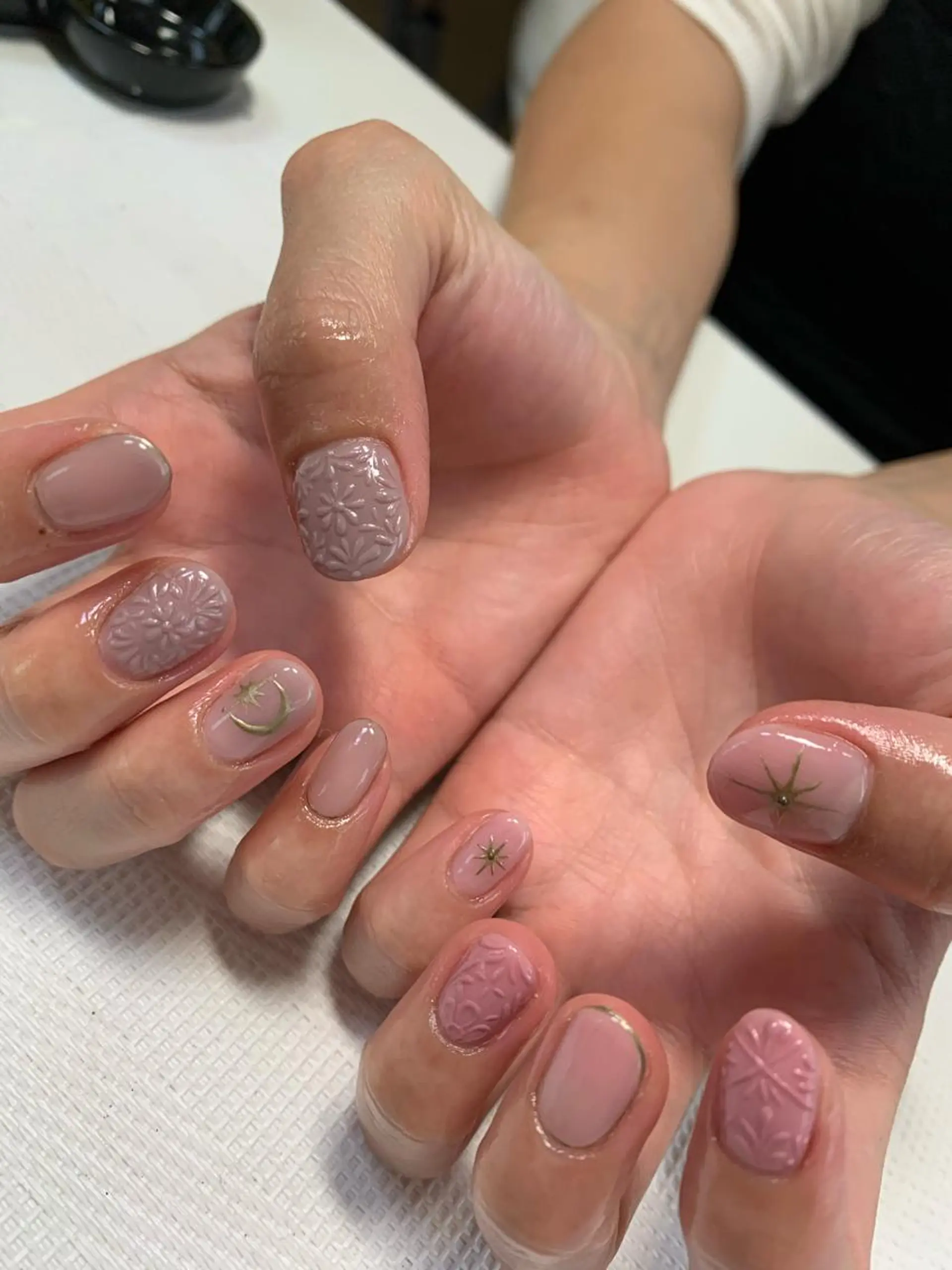 ネイル rukianail 新里のネイルデザイン