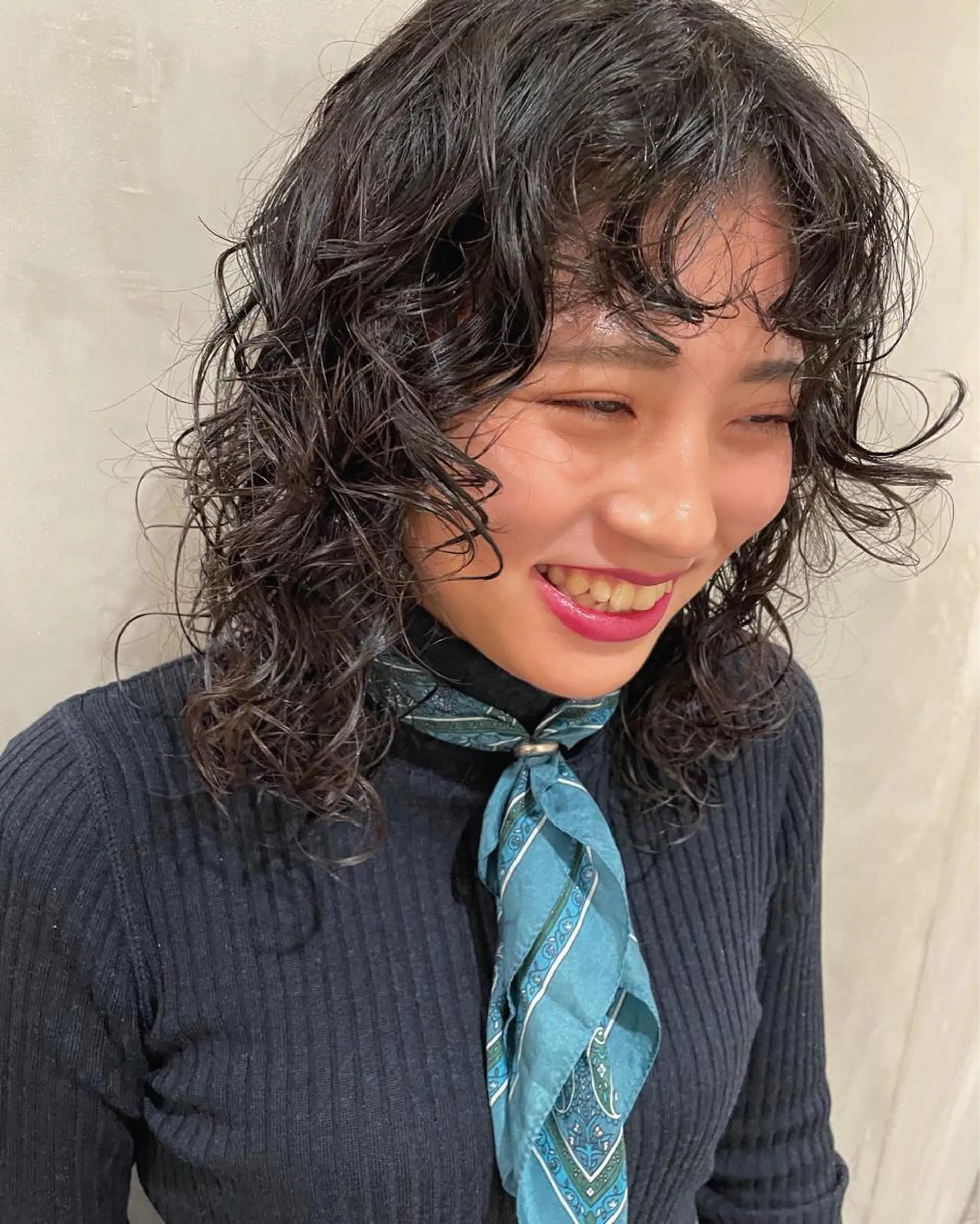 ミディアム パーマ カット パーマ トリートメント 優作 〜圧倒的信頼〜のヘアスタイル