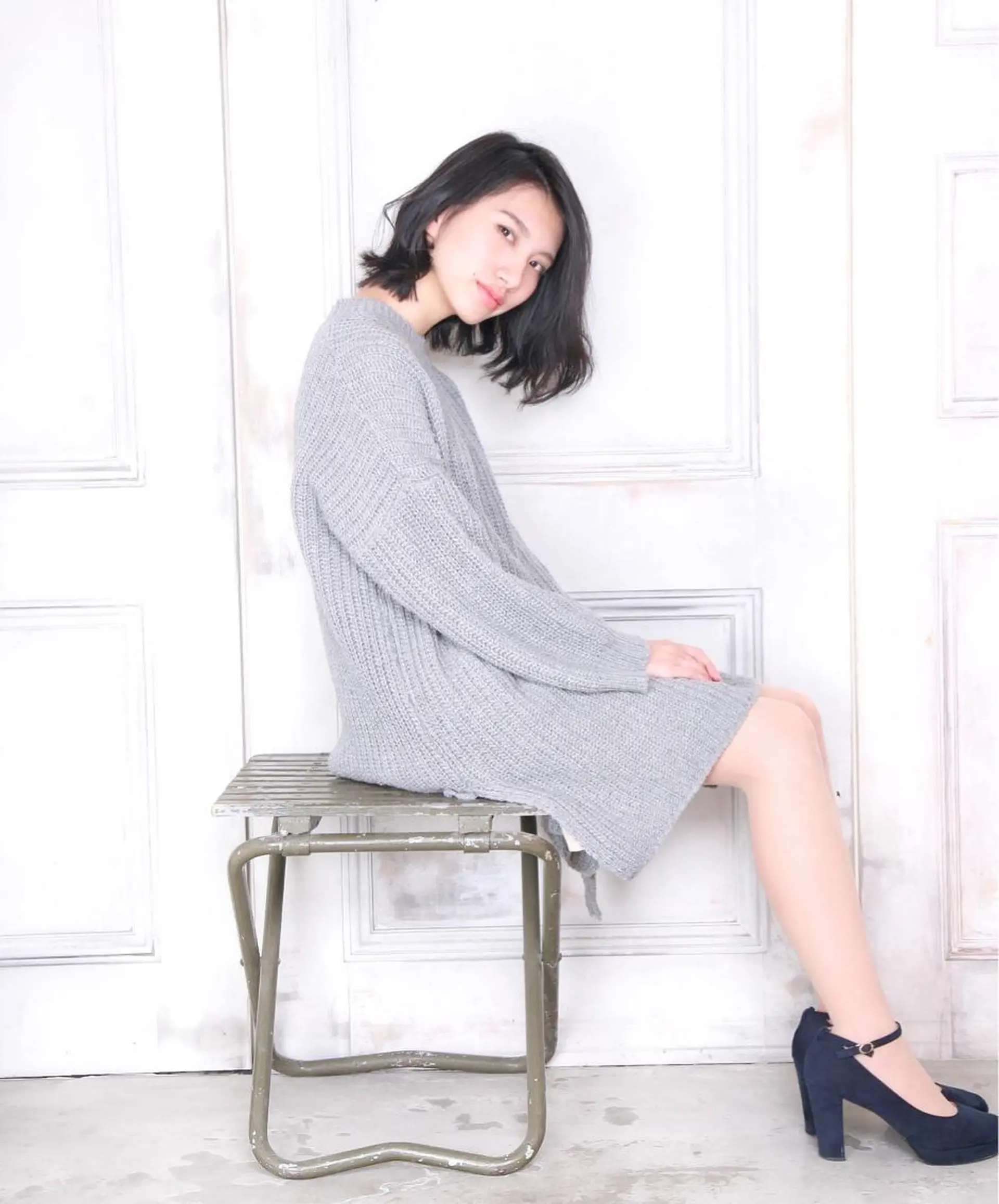 ミディアム きよかず キヨカズのヘアスタイル