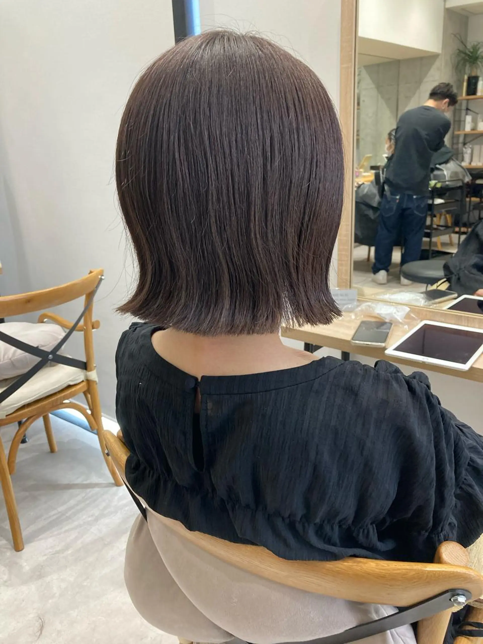 ショート ✨色持ちの良い艶 カラー✨蟹江真世のヘアスタイル