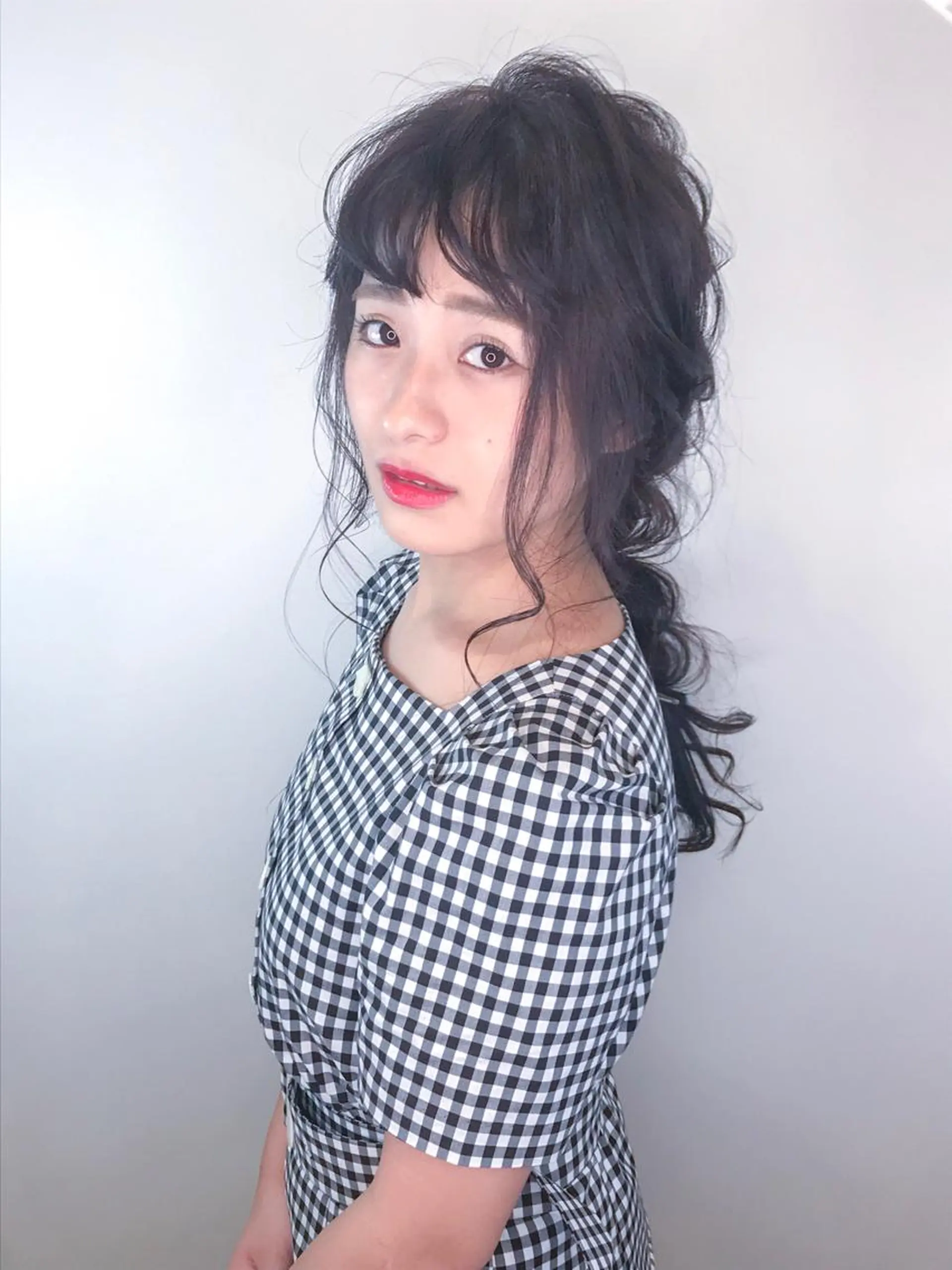 ロング カラー ヘアアレンジ 伊藤 裕貴のヘアスタイル