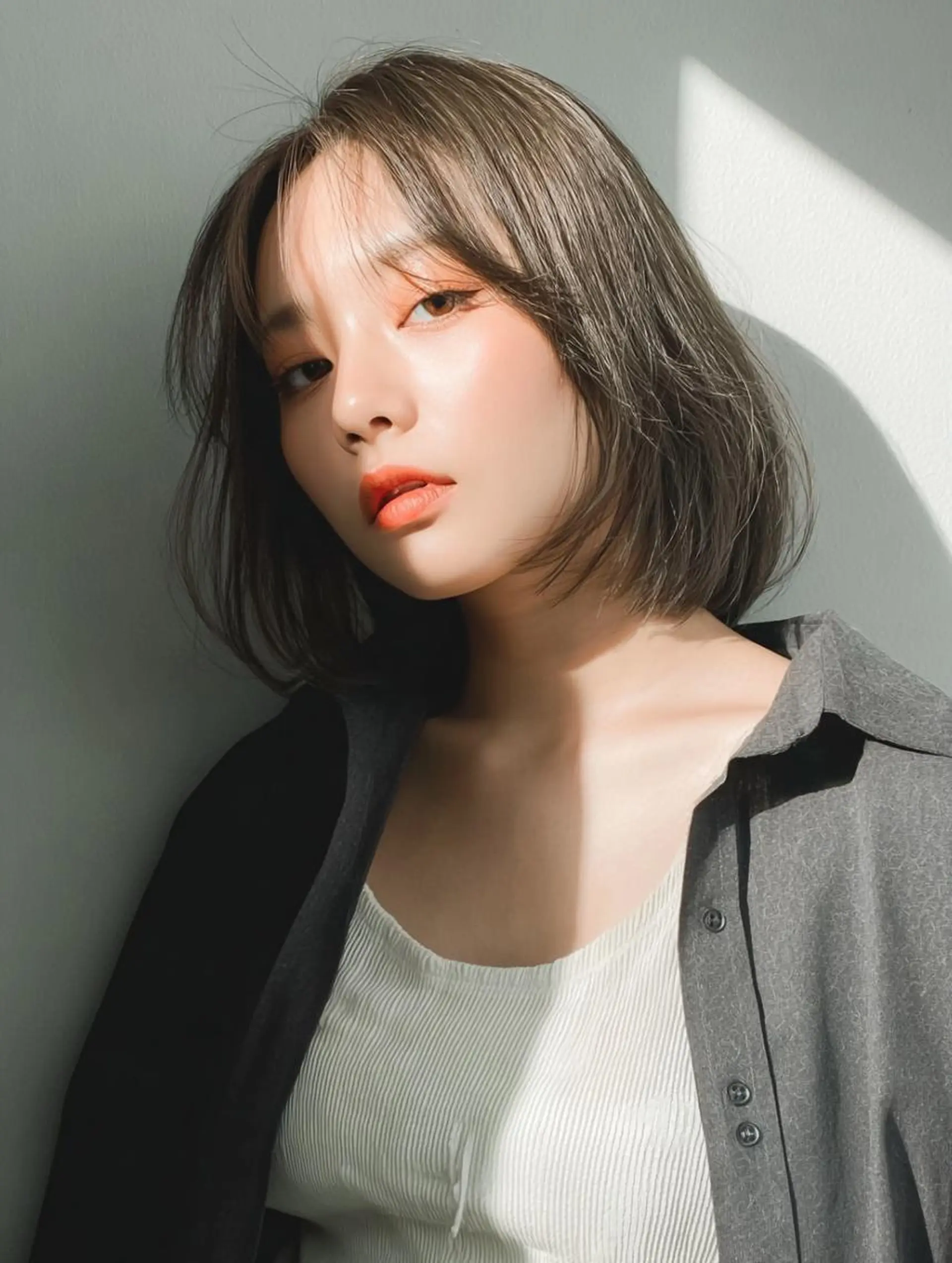 ショート ボブ 外ハネヘア カット ヘアカラー トリートメント ショート＆ボブ🦋 shell立川🫧のヘアスタイル