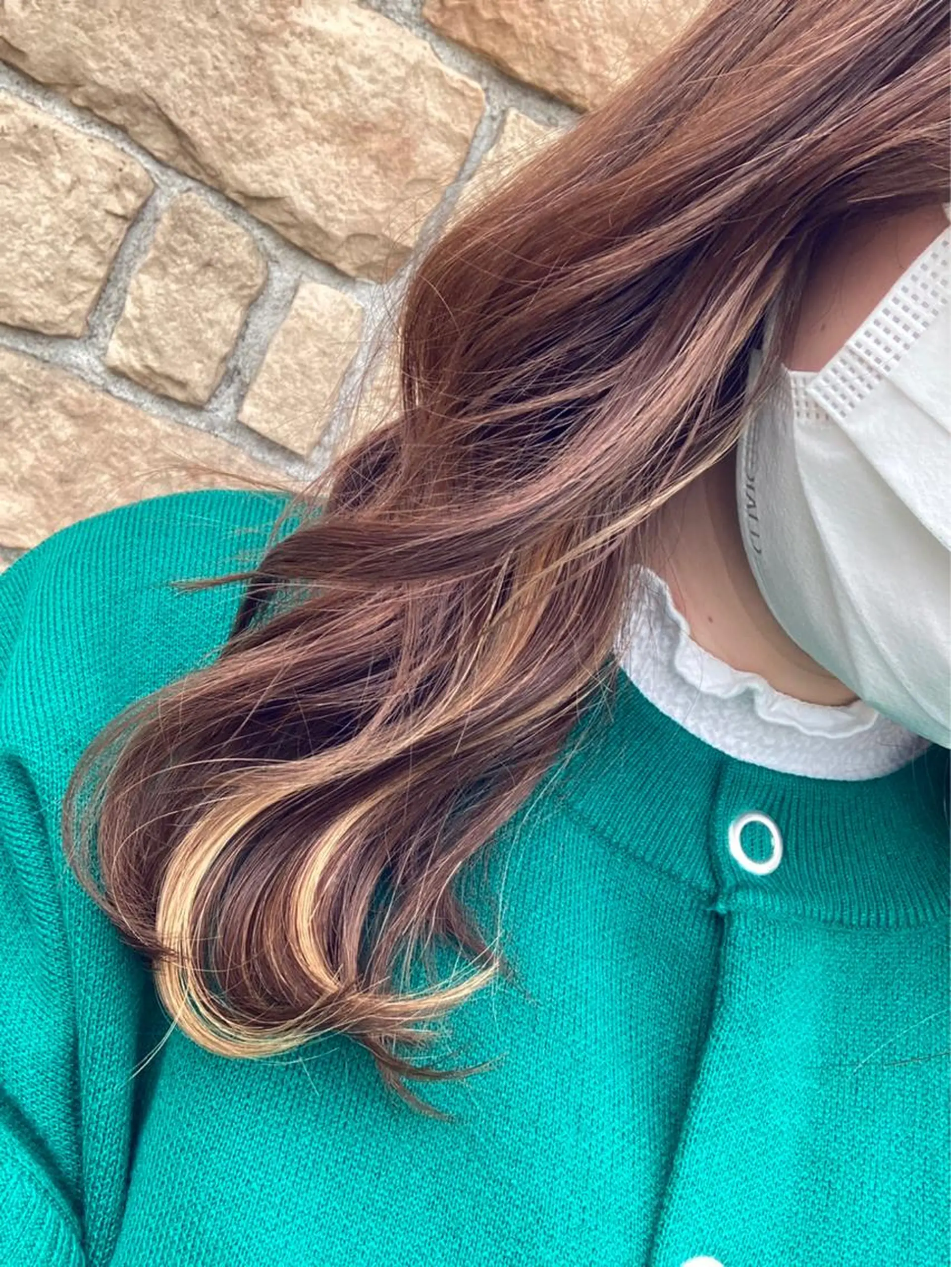 セミロング カラー 磯山 直貴のヘアスタイル