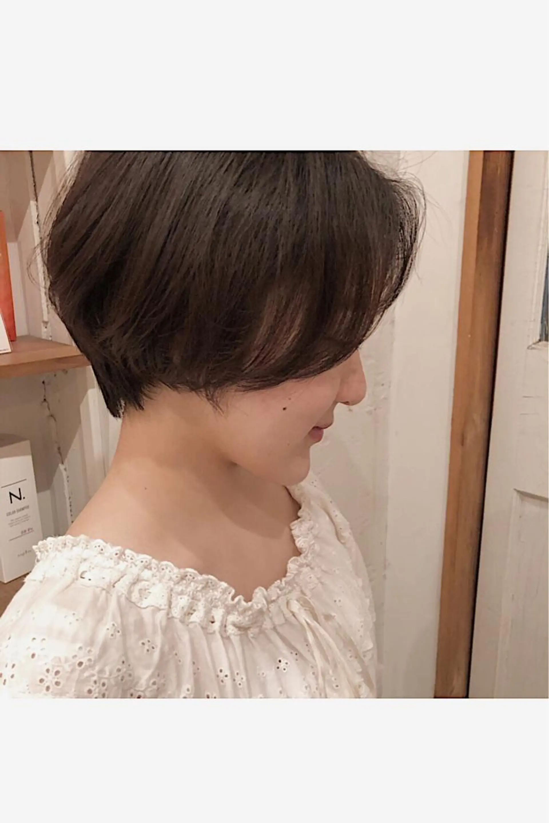 ショート くびれヘア ショートヘア 横山 莉奈のヘアスタイル