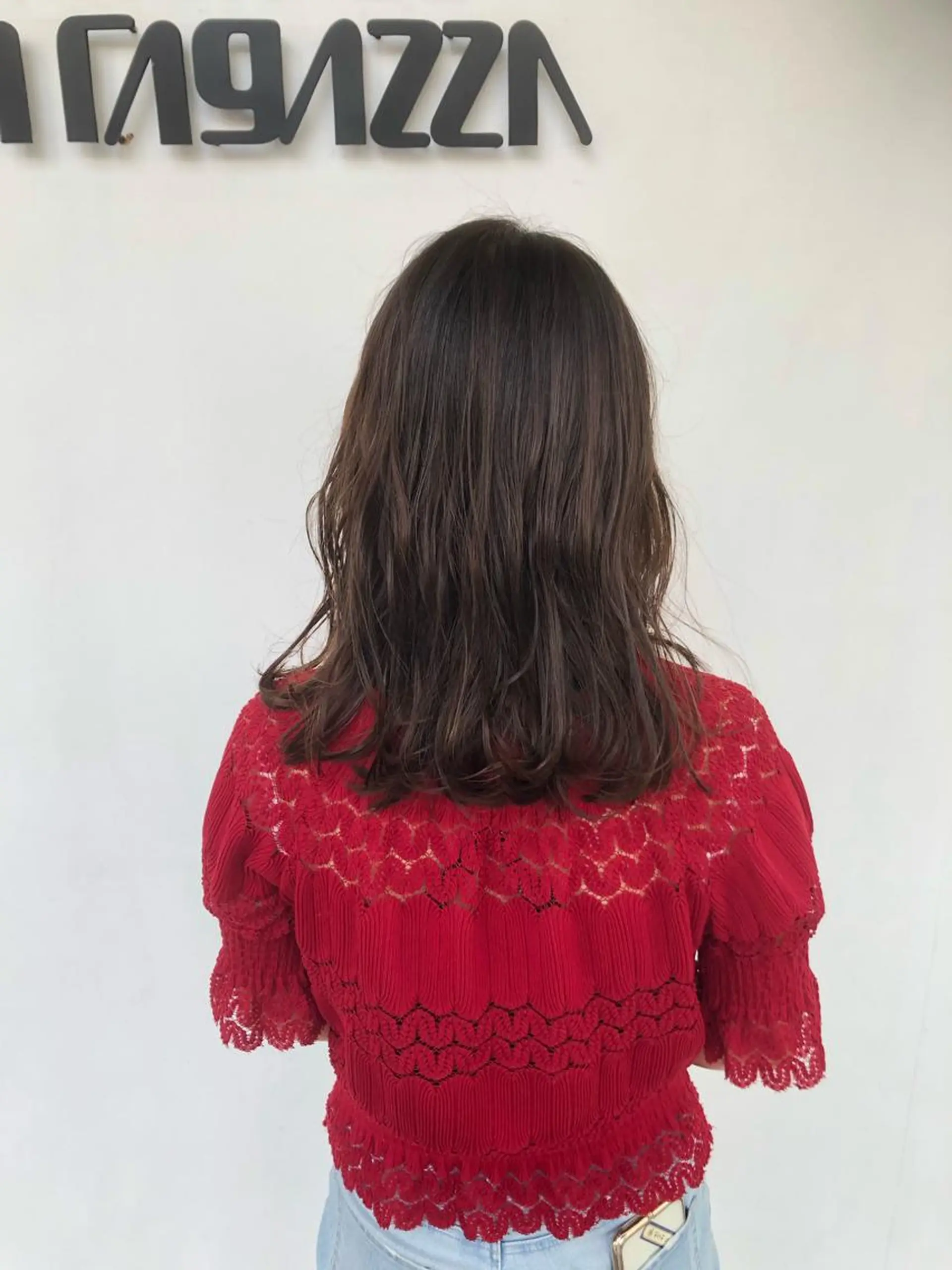 ミディアム カラー グレージュ シェアサロン　シエナ所属・東條 克義のヘアスタイル