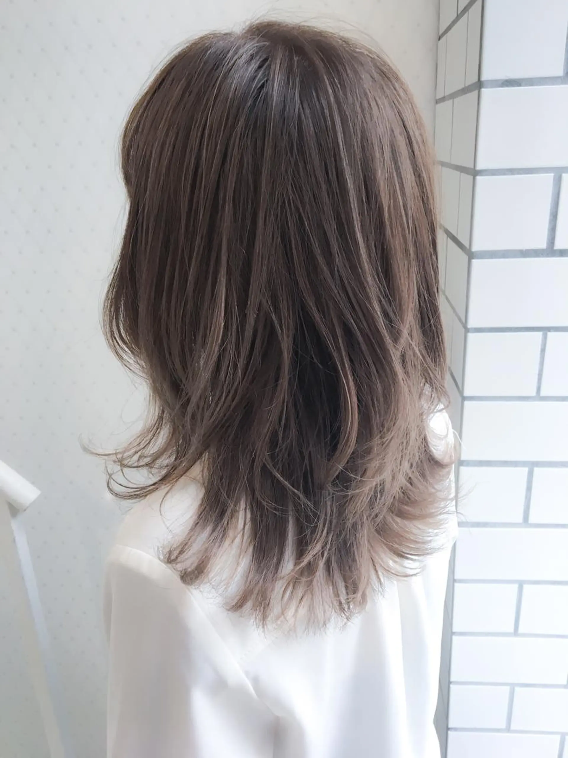 カラー アッシュ 小顔カット/レイヤー 【WiLL】加藤のヘアスタイル