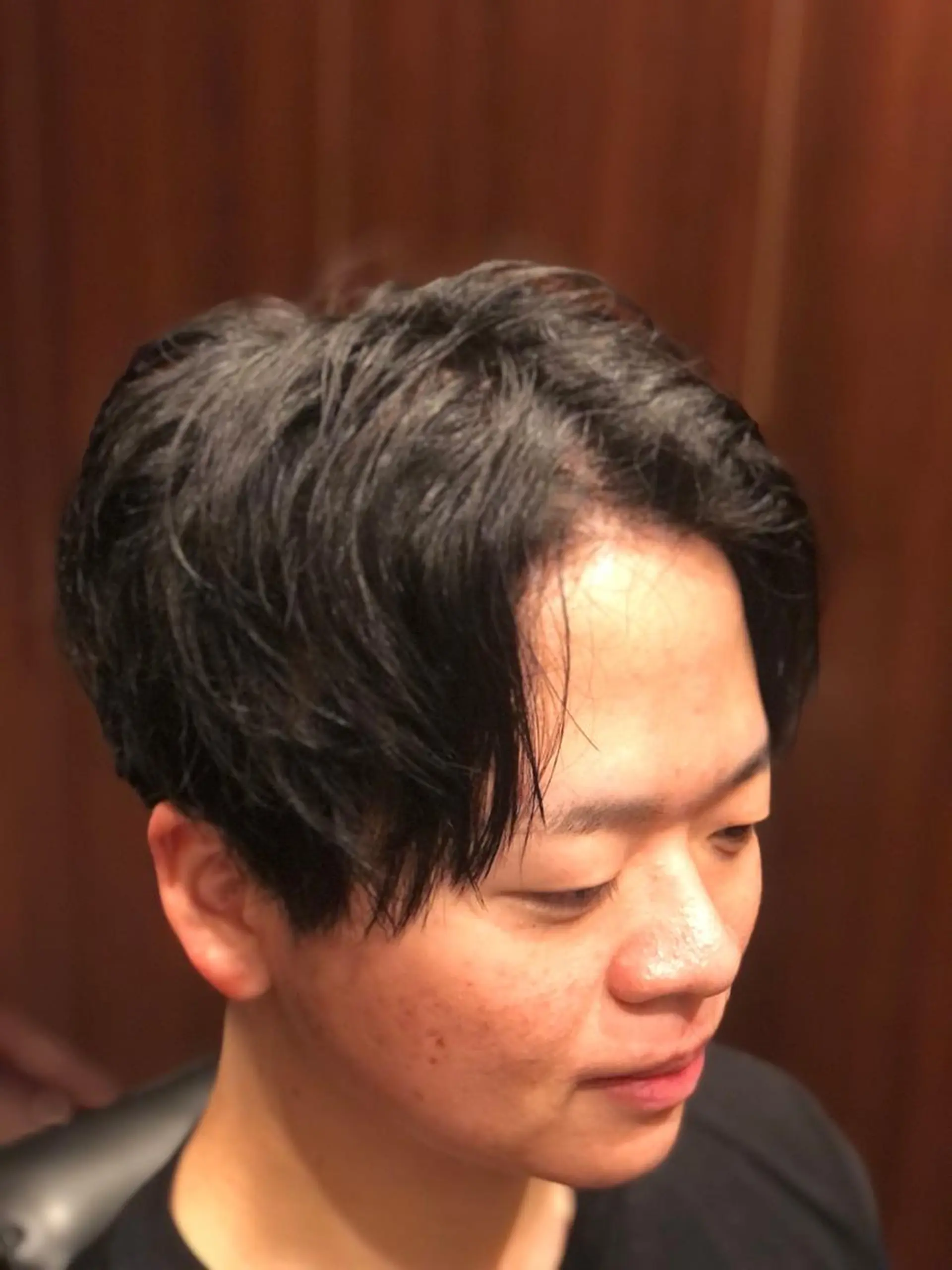 ミディアム メンズ ヒロ銀座 渡辺 紗菜のヘアスタイル