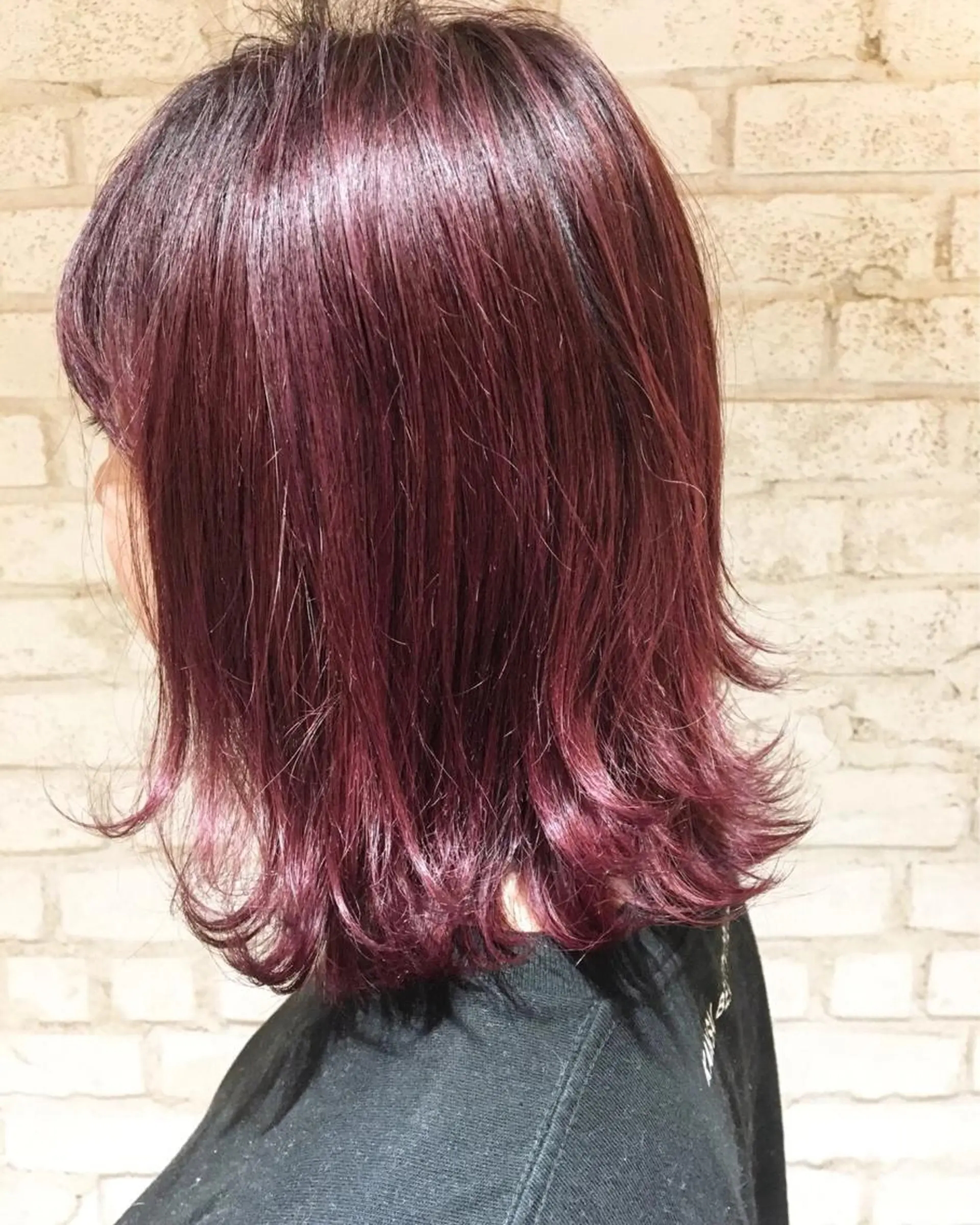 ミディアム カット ヘアカラー トリートメント レイヤーカット 川田くるみのヘアスタイル