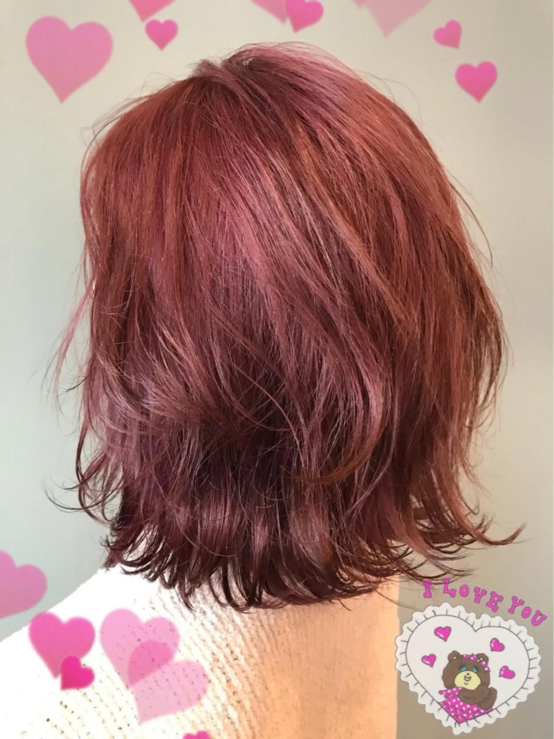 ミディアム miho 🌼のヘアスタイル