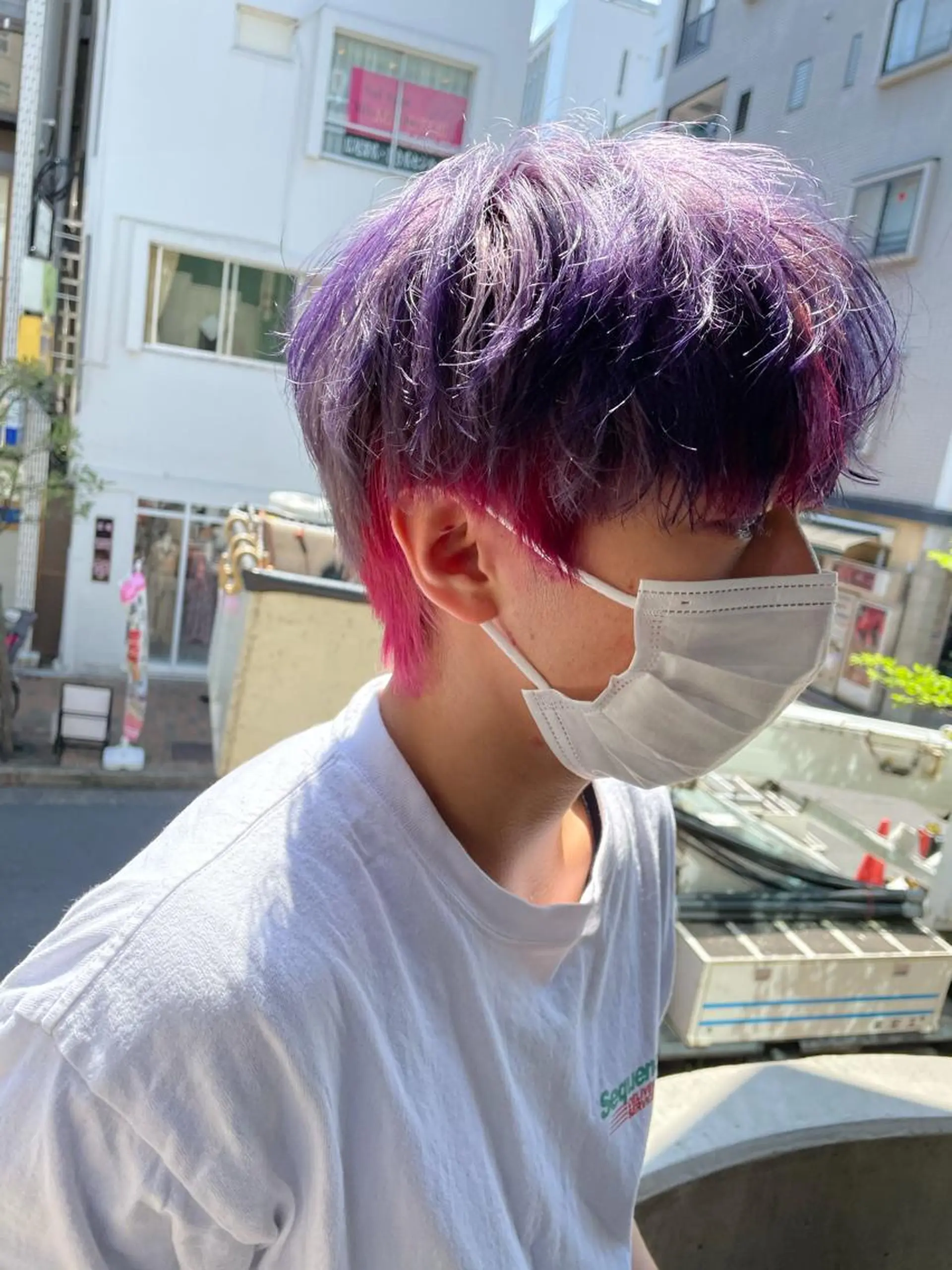 カラー メンズ レイヤーカット 特化型シオンのヘアスタイル
