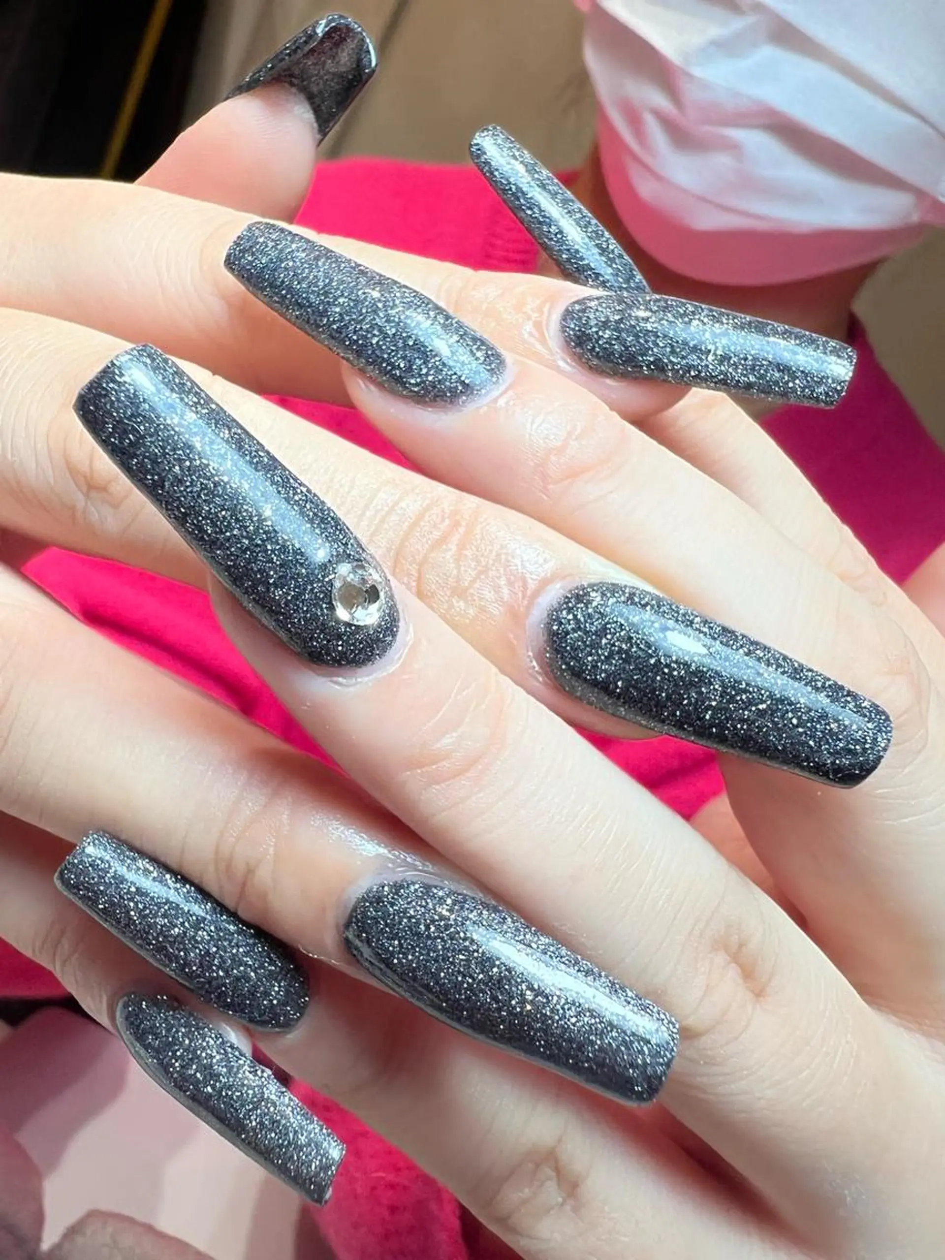 ネイル ワンカラーネイル スカルプネイル bijou nails所属・bijou nails　蓮のネイルデザイン