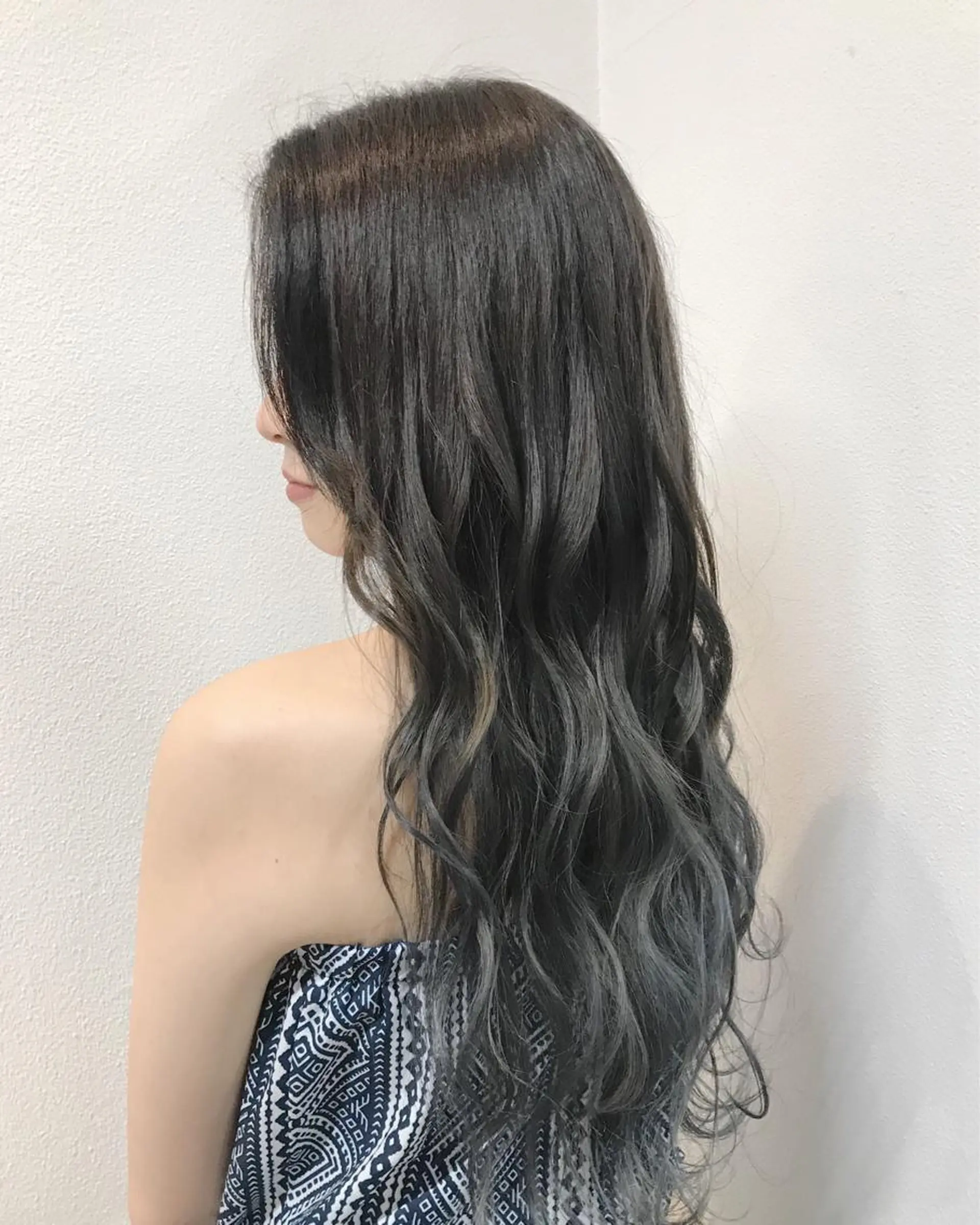ロング カラー ヘアアレンジ グラデーションカラー ヘアカラー トリートメント GiseL天神カラー 髪質改善/ブリーチのヘアスタイル