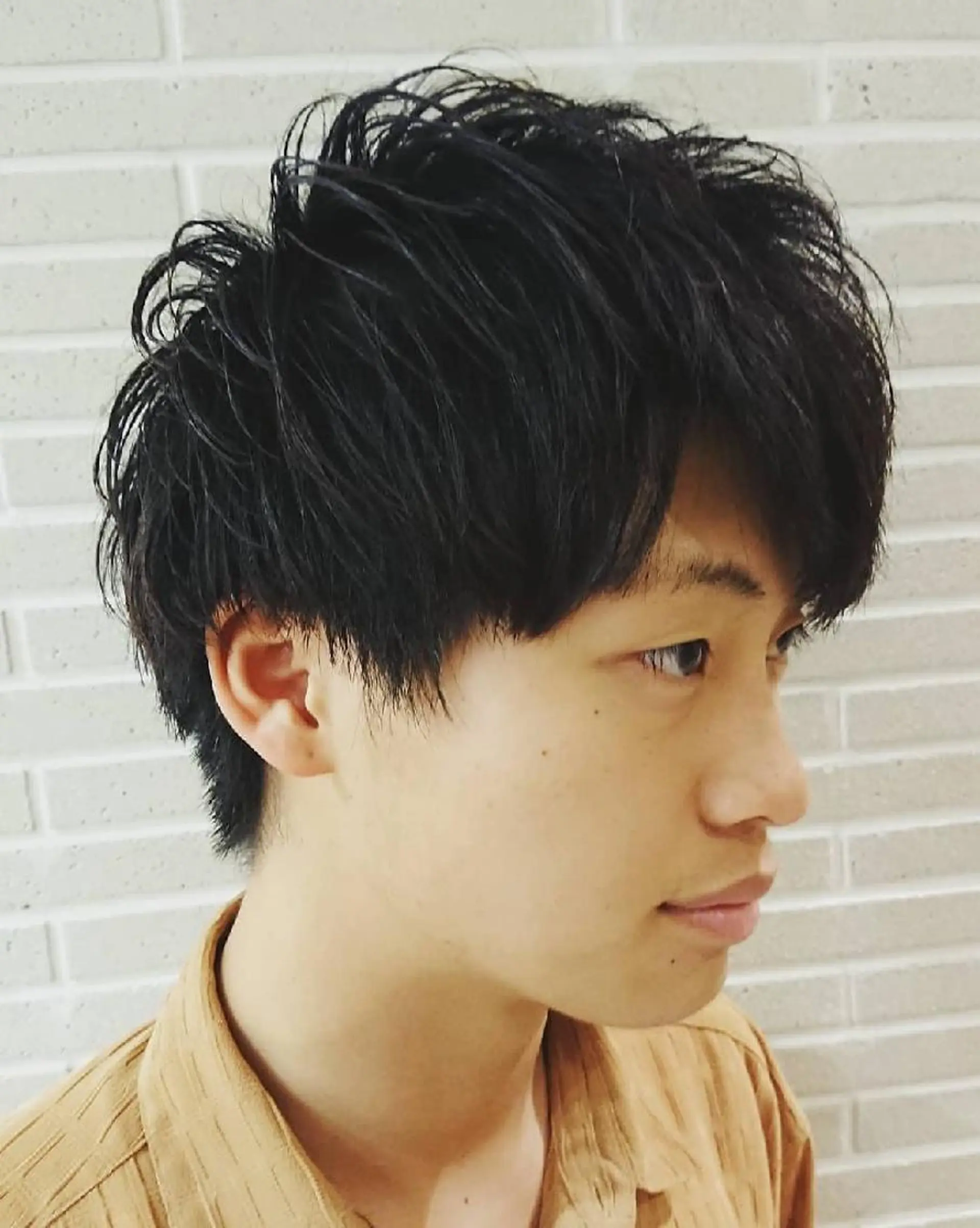 メンズ カラー パーマ ヘアアレンジ カット パーマ ブリーチ/ヘアケア/ 艶髪/イギチハルのヘアスタイル