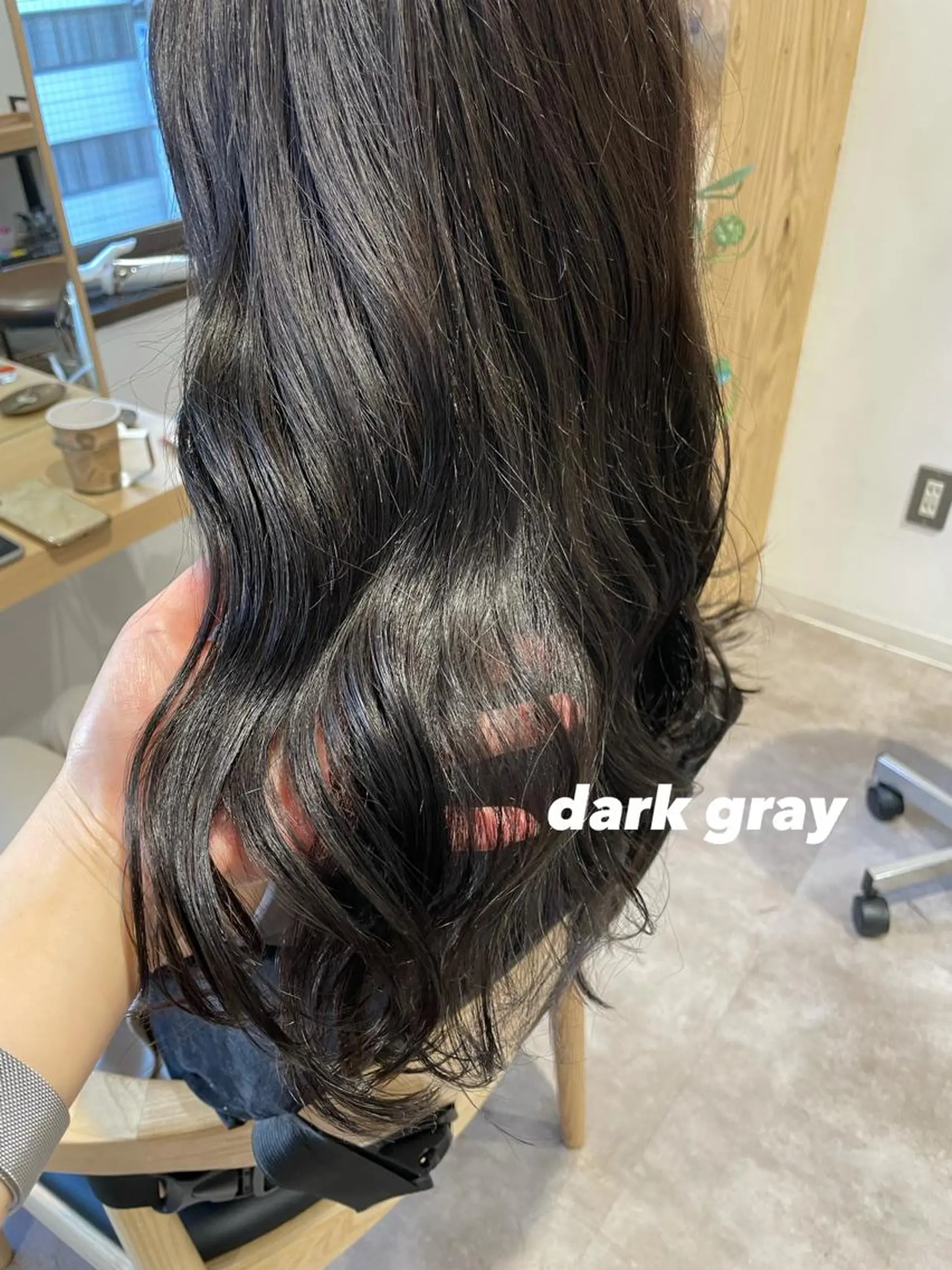 セミロング カラー ヘアアレンジ 透明感カラー 🌿AMANE🌿 sakiのヘアスタイル