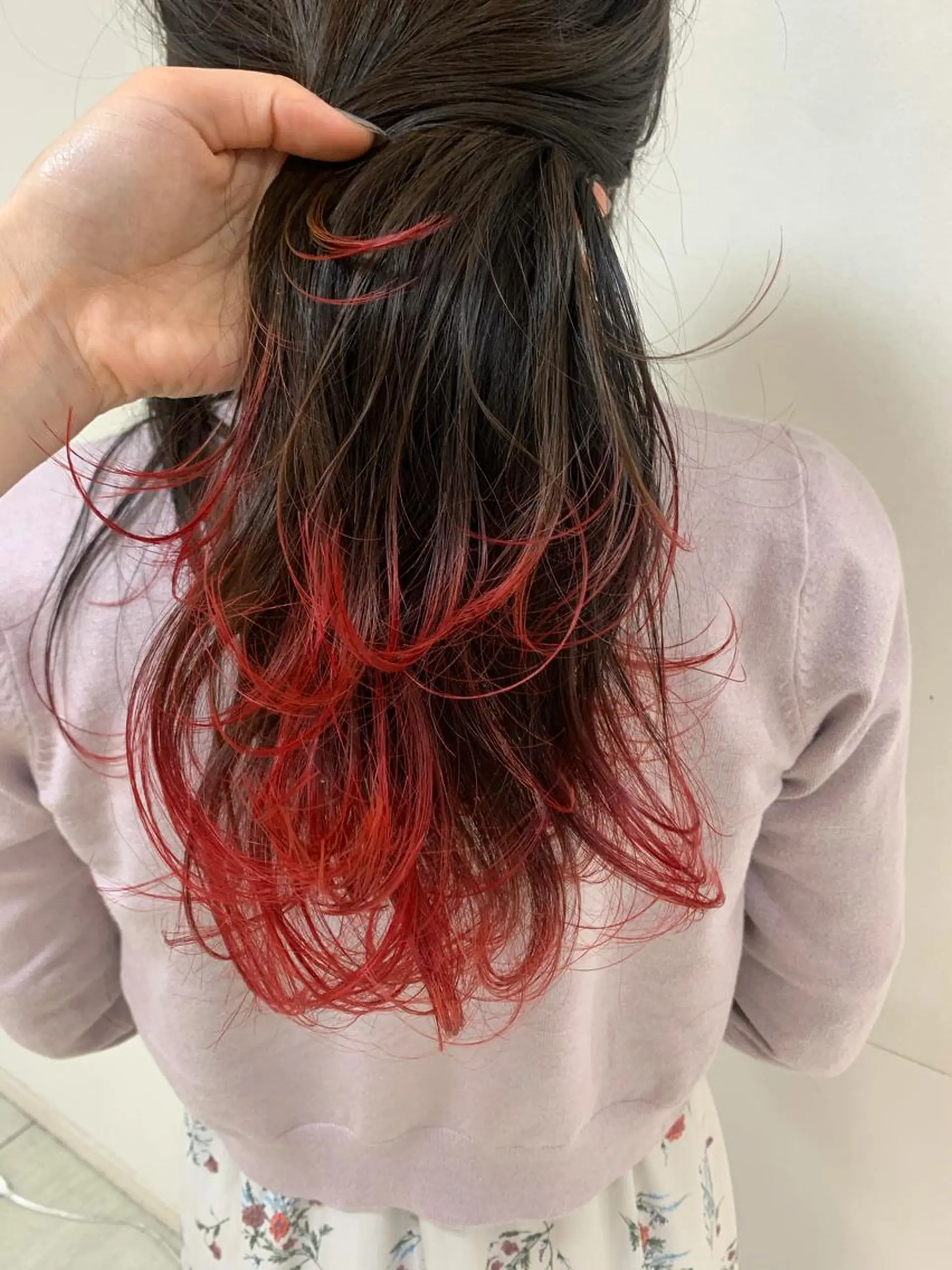 ロング カラー ヘアアレンジ ヘアカラー トリートメント 【Sweep】おじま のぞみのヘアスタイル