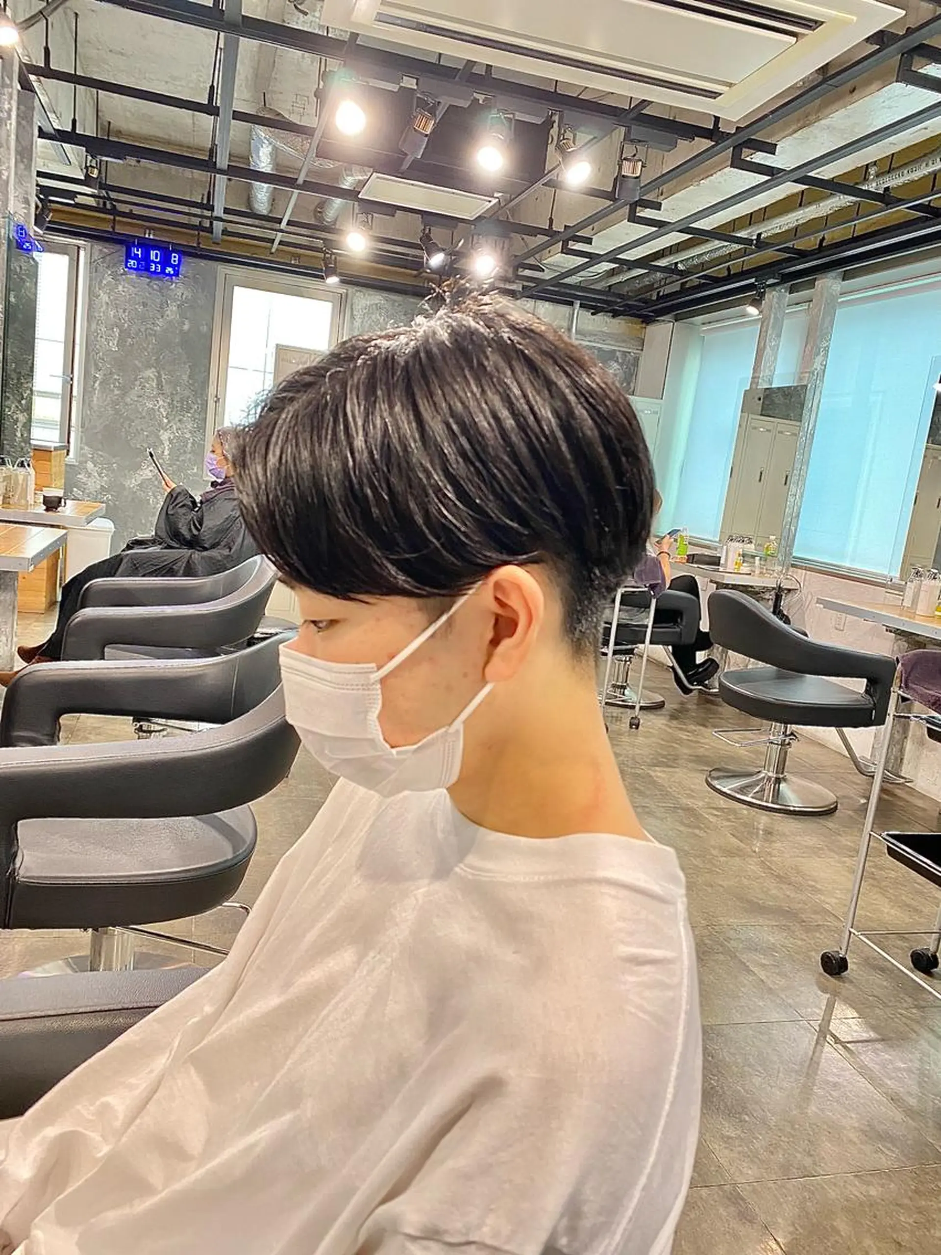 ショート パーマ メンズ 🟦ニュアンス/メン ズパーマ横浜🟦のヘアスタイル