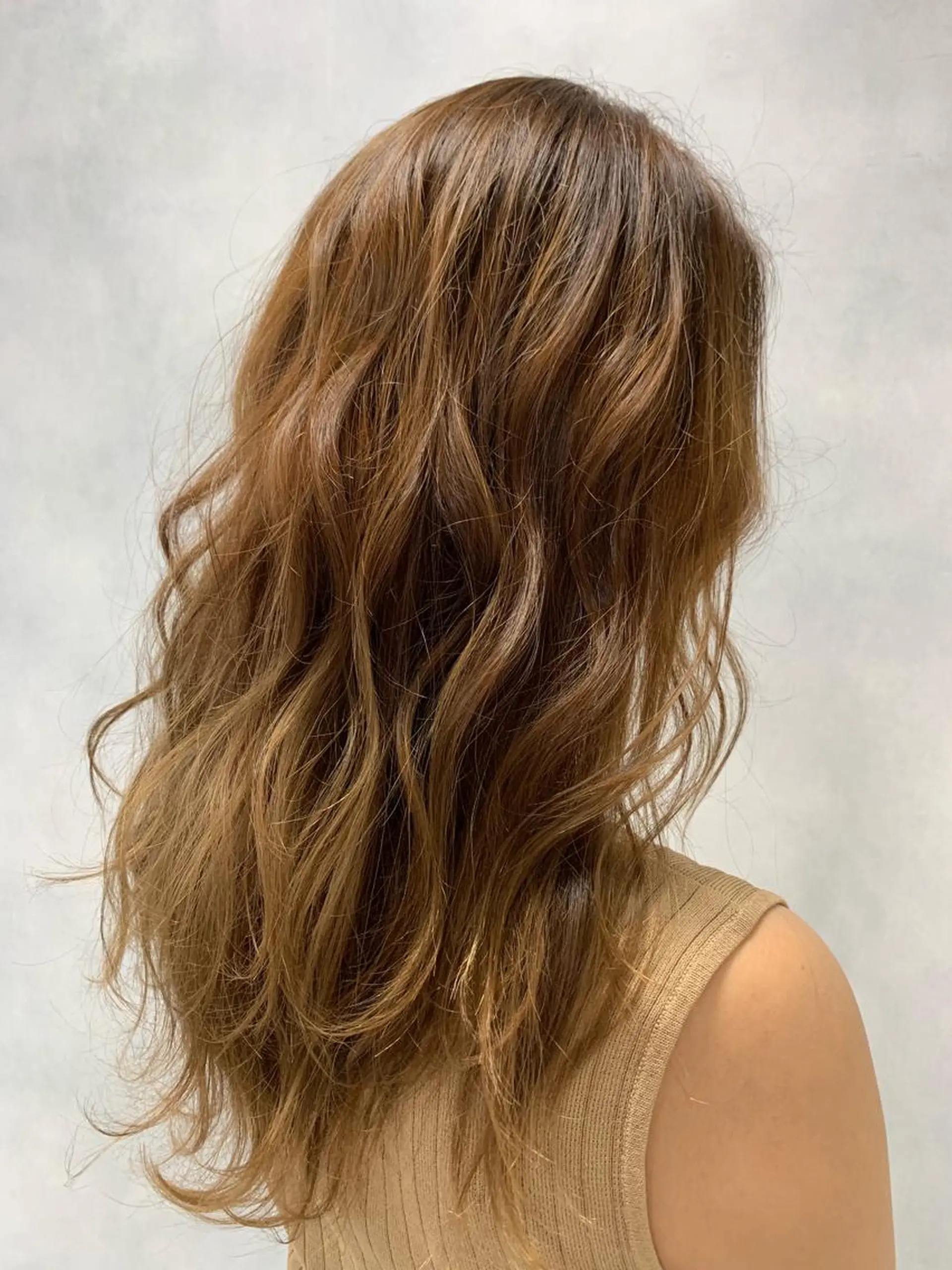 ロング u n aのヘアスタイル