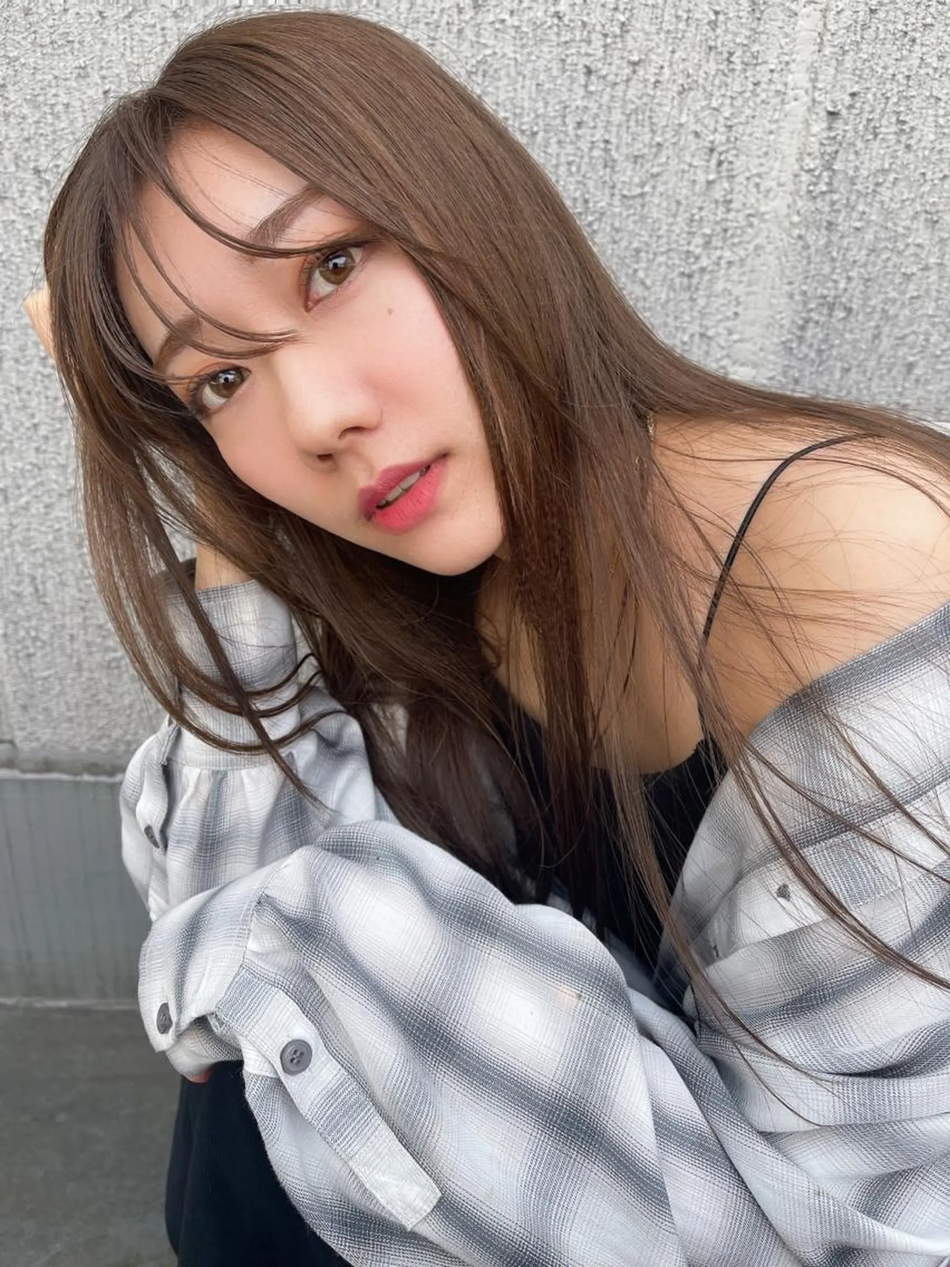 顔まわりレイヤー/ bob及川亜沙美のヘアスタイル