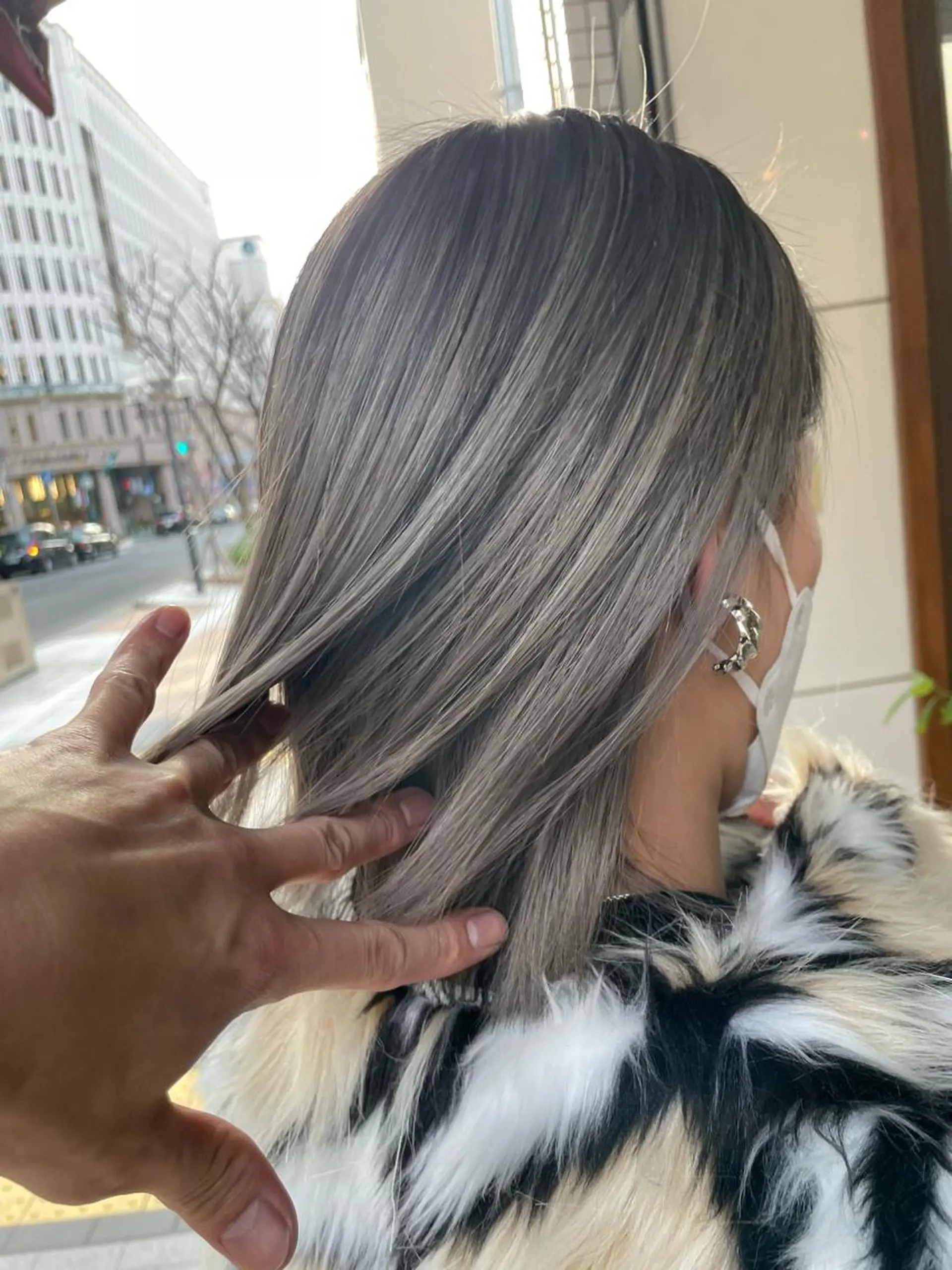 ショート カラー ハイライトカラー ハイライト カット ヘアカラー 山本 雅由のヘアスタイル