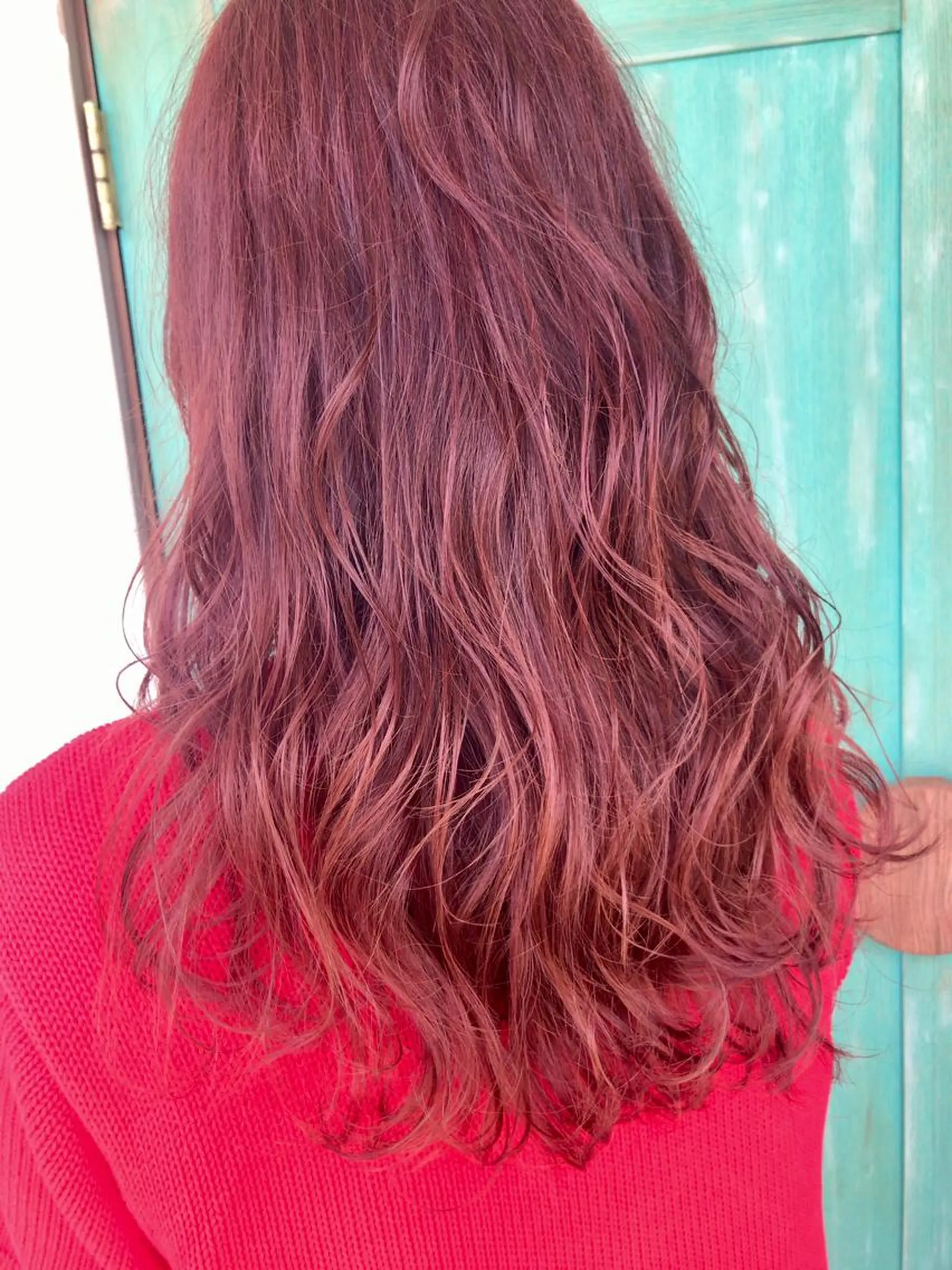 セミロング カラー レイヤーカット匠 イソザキノリユキのヘアスタイル