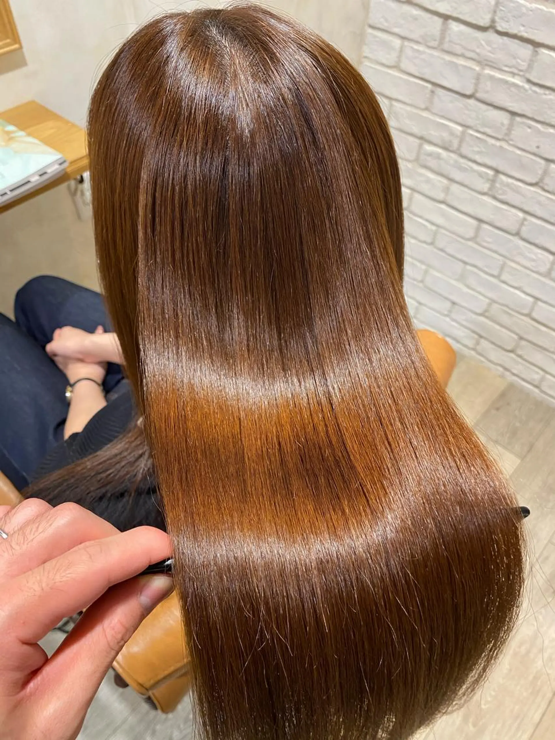 カラー パーマ メンズ 縮毛矯正 Keshiki大名 安部 真輝のヘアスタイル