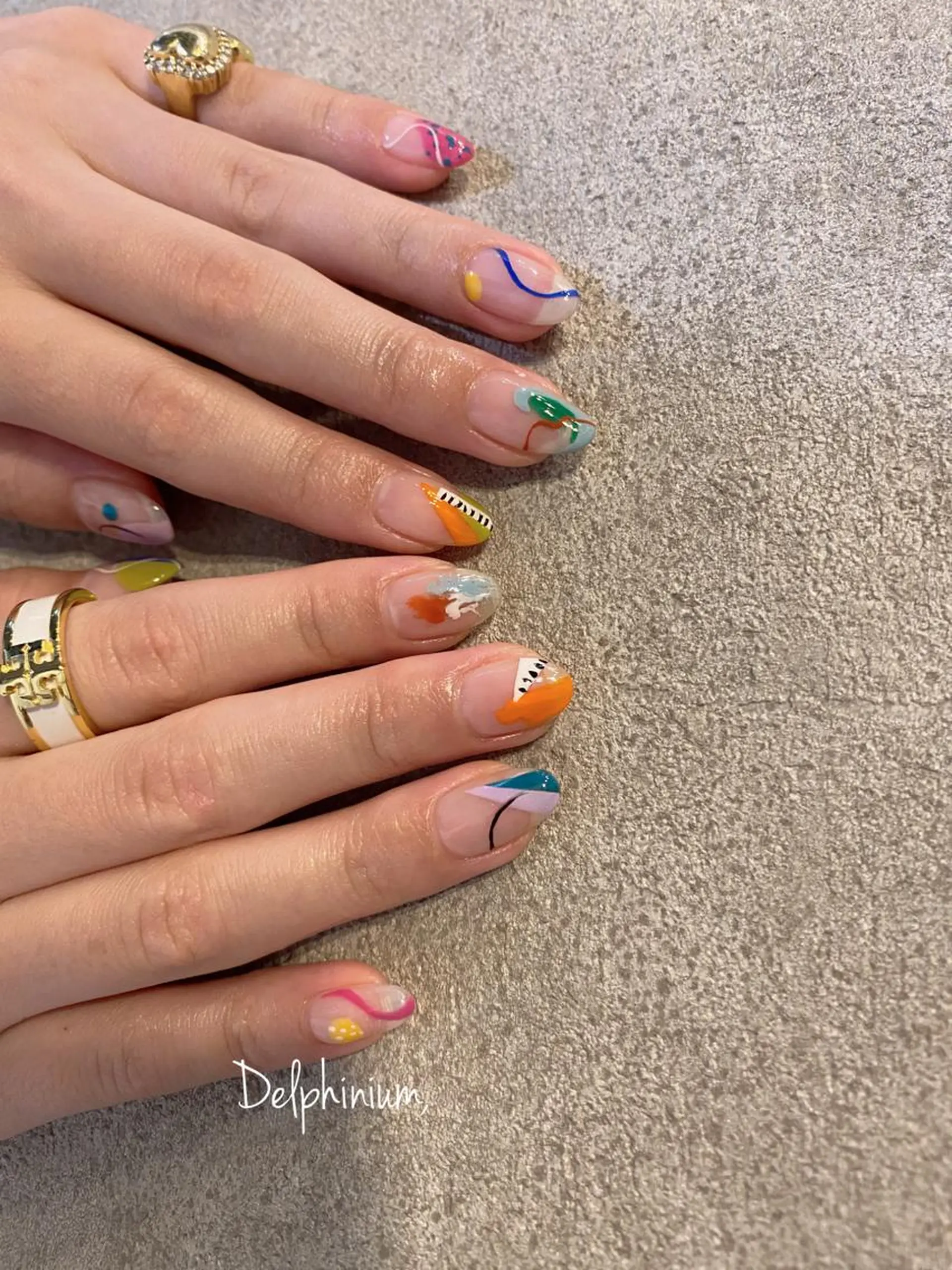 ネイル アートネイル フットネイル ハンドネイル 岡本 友恵のネイルデザイン