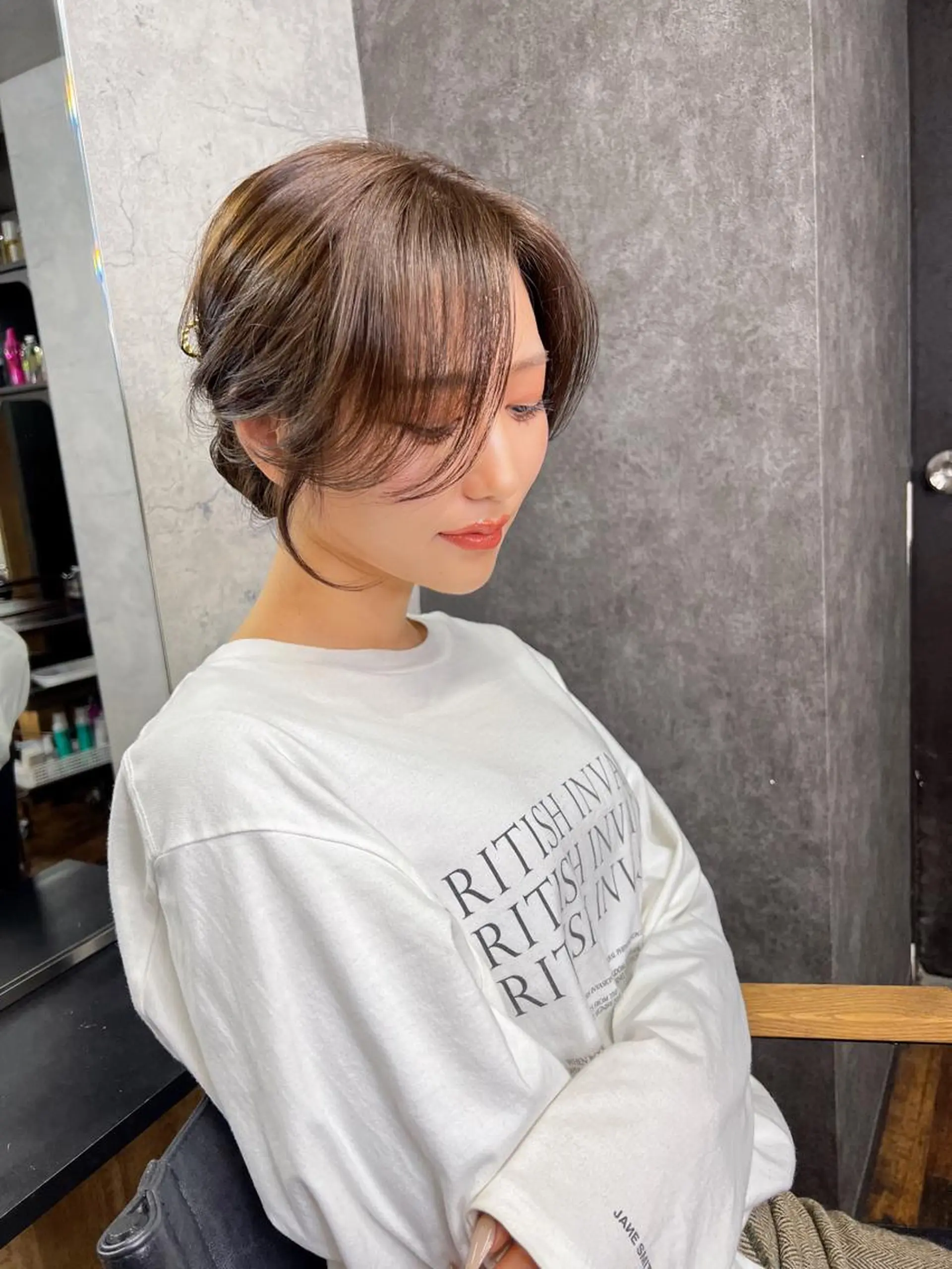 セミロング 🇰🇷韓国トレンド ヘア🇰🇷高田のヘアスタイル