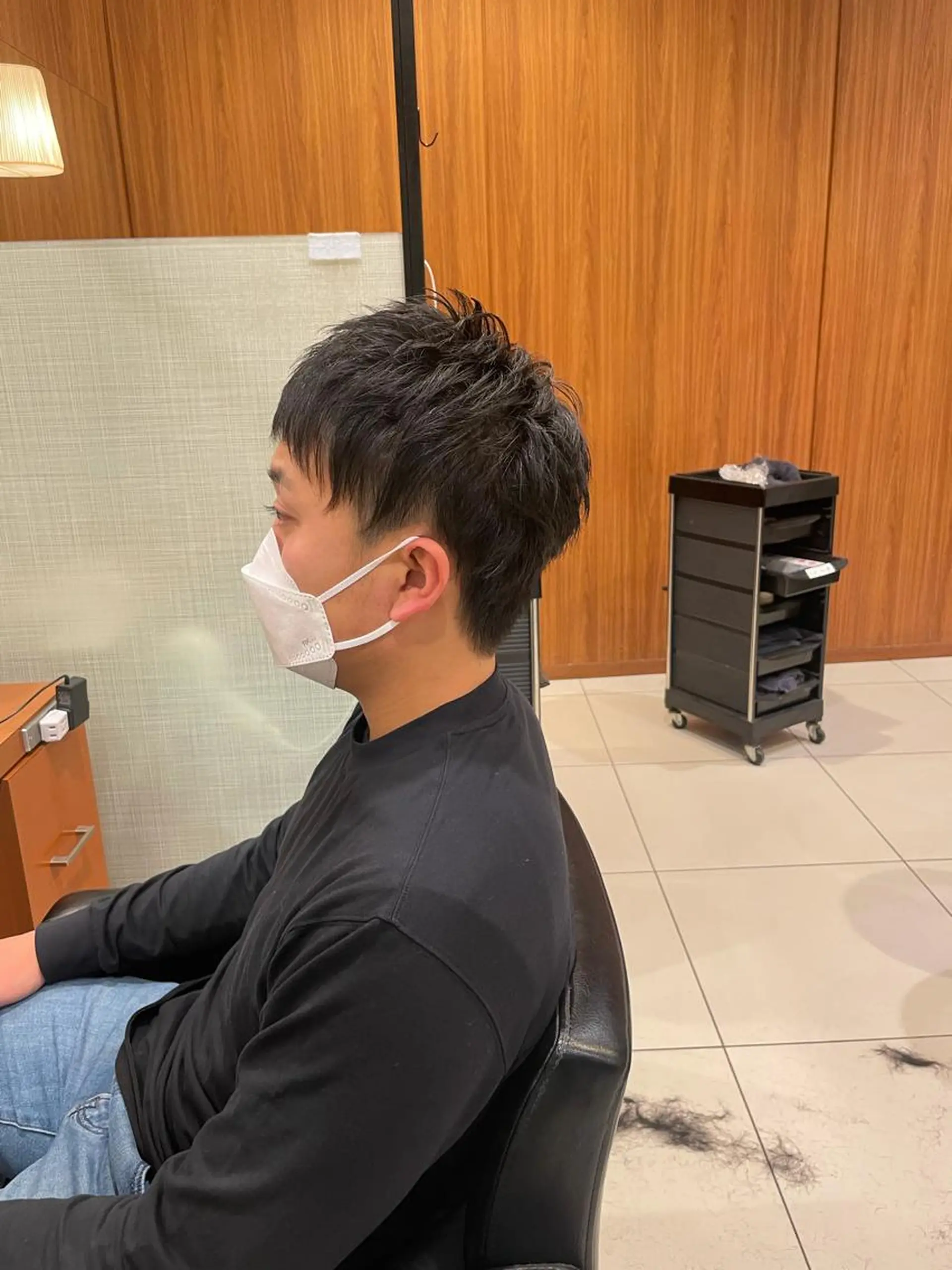 ショート メンズ 髙田 千華 髪質改善ストレートのヘアスタイル