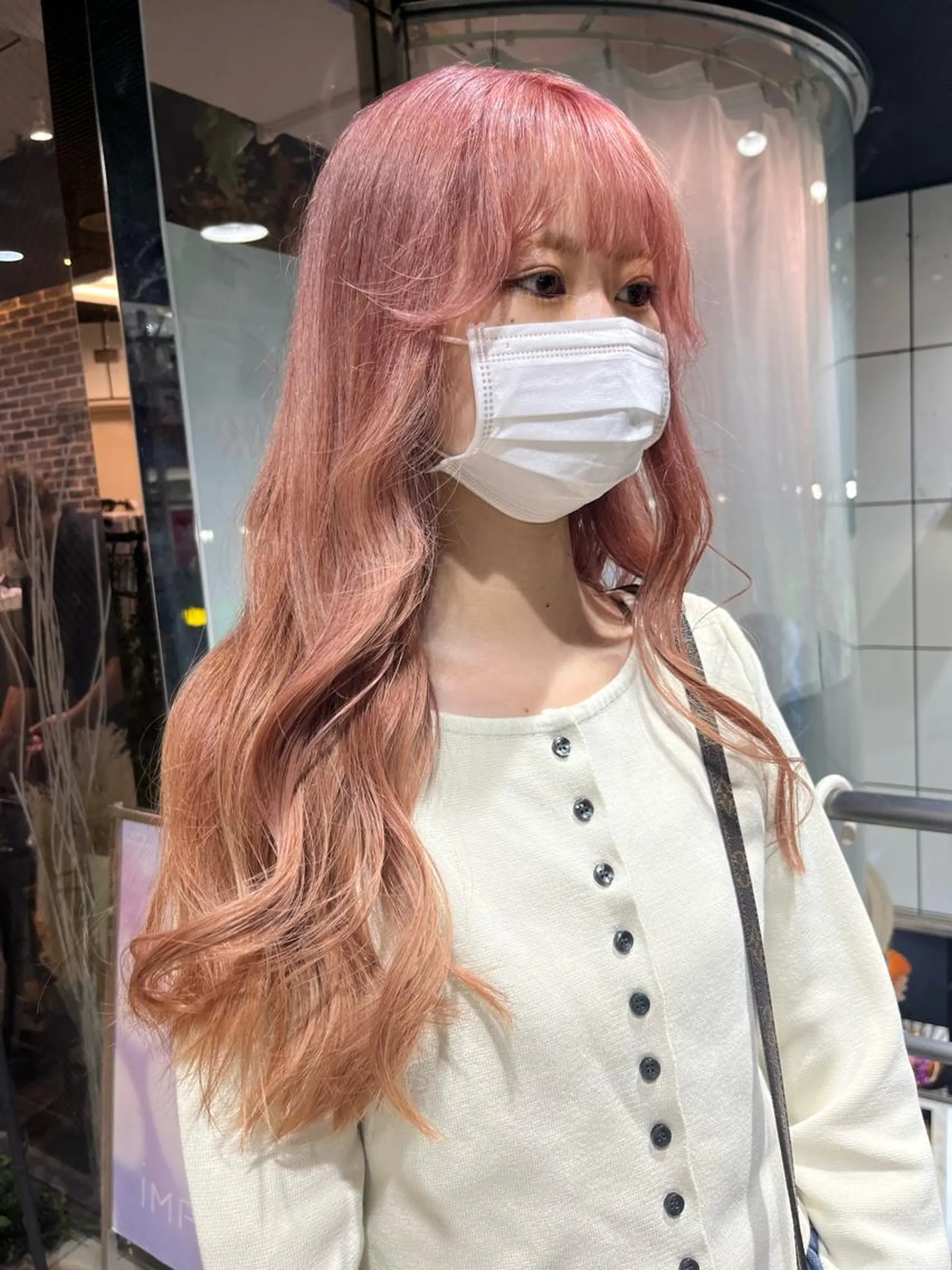 ロング カラー 💖デザインカラー/ タダ ハナカ💖のヘアスタイル