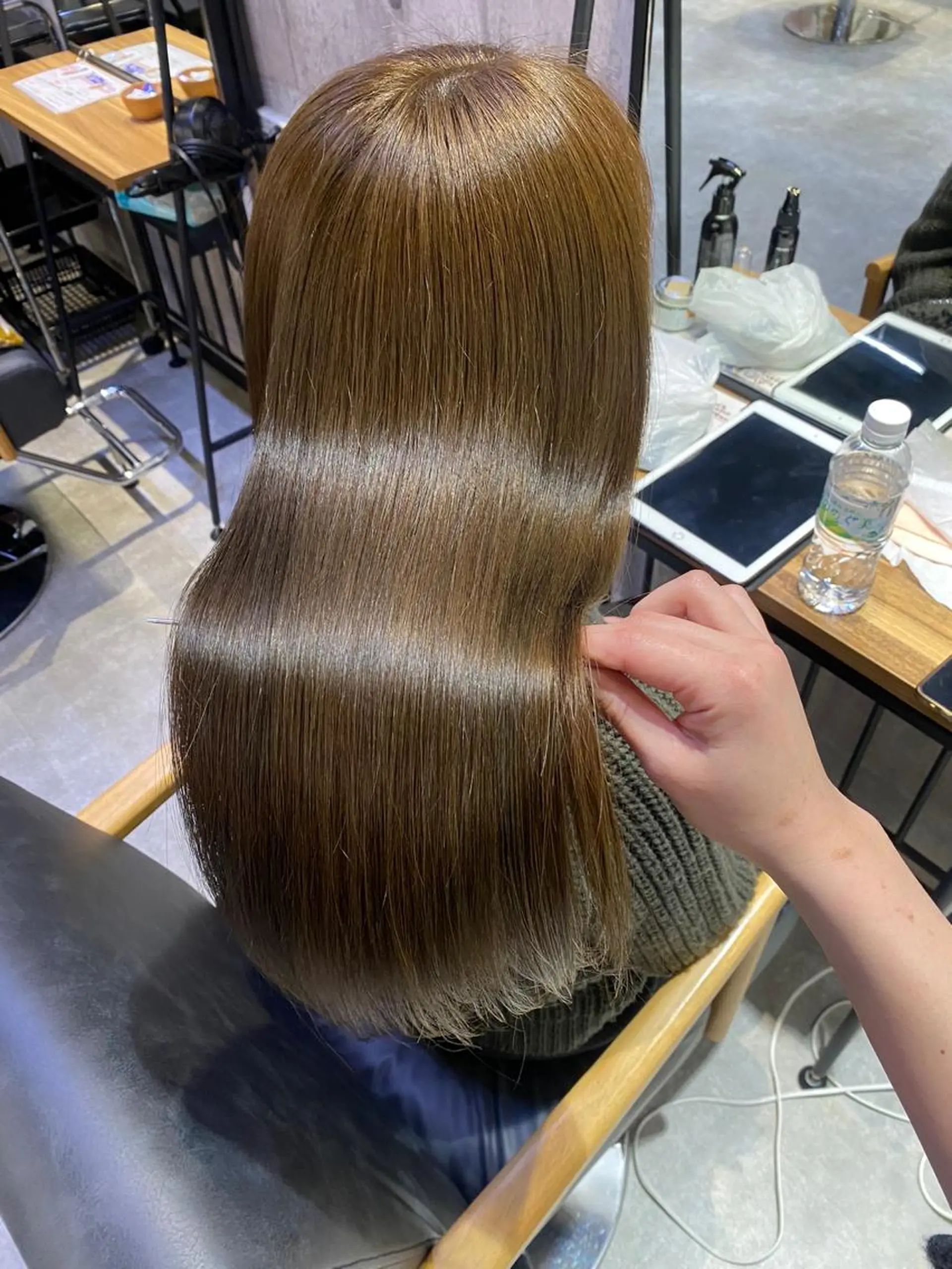 ロング ヘアカラー トリートメント 【縮毛矯正特化】 kyokaのヘアスタイル