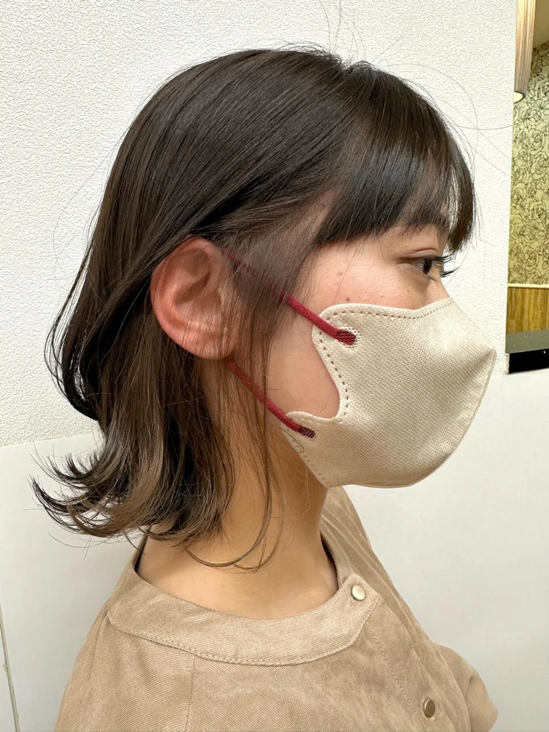 ミディアム カラー 清水 遥香のヘアスタイル