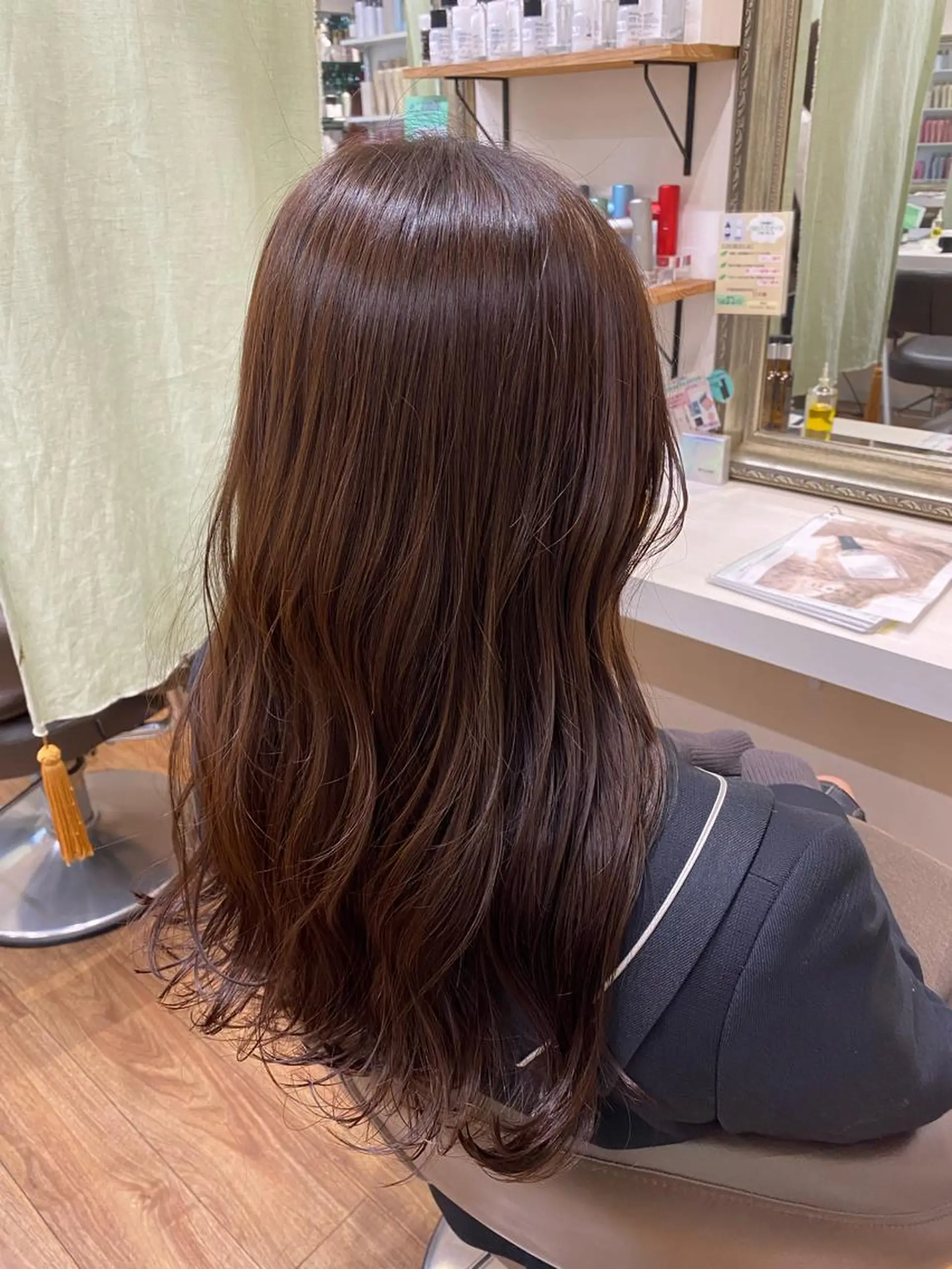 ロング 透明感カラー/韓国 ヘア🩶yuri🩵のヘアスタイル