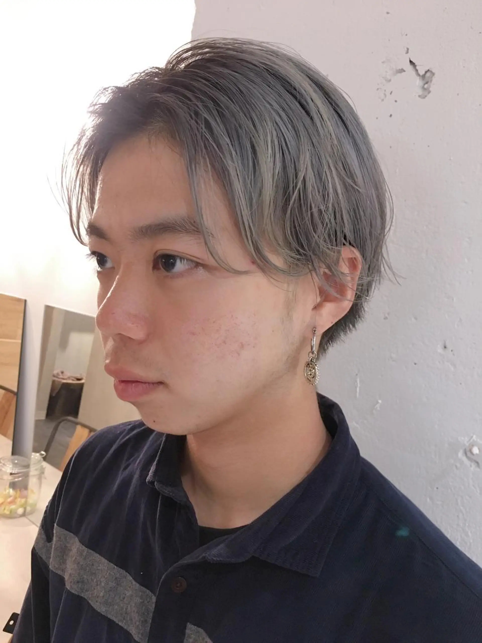 ショート カラー メンズ Fuuu《フゥ》所属・シノザキ/薬院/ボブ /ショート/髪質改善のヘアスタイル