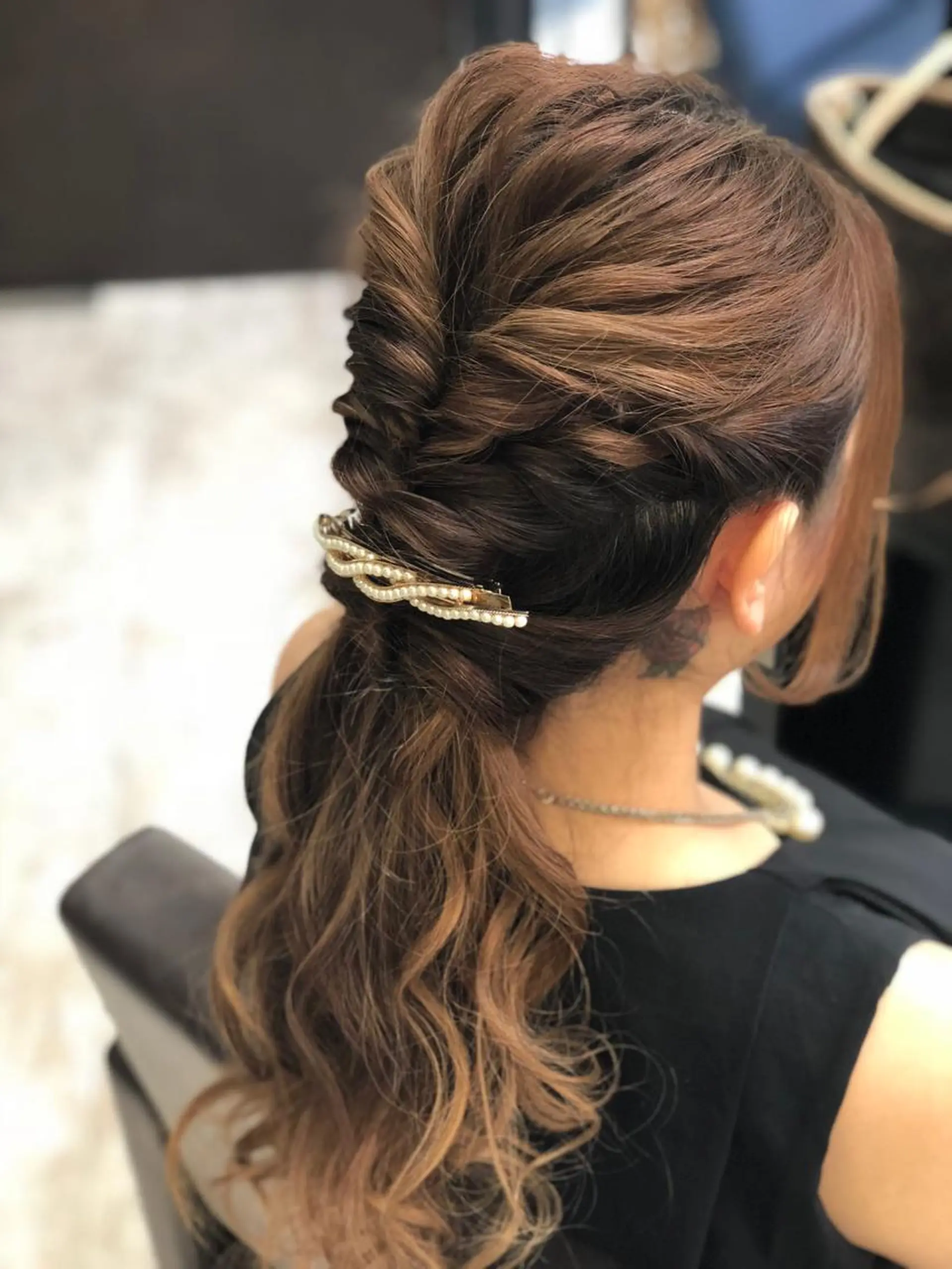 セミロング ヘアアレンジ BREK 袋井店のヘアスタイル