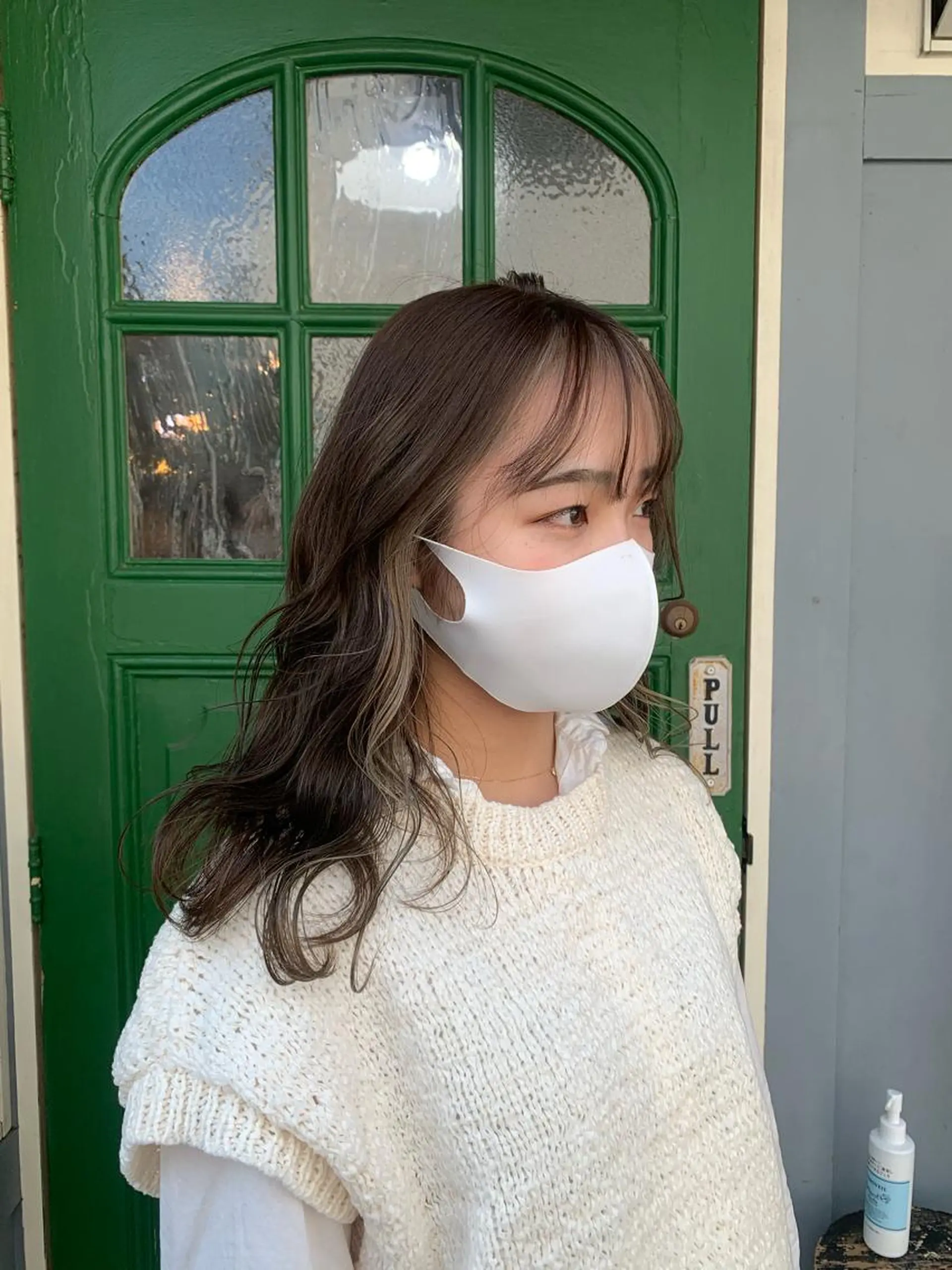 ロング カラー ヘアカラー 清水千優/パーマ/透 明感カラー/メンズのヘアスタイル