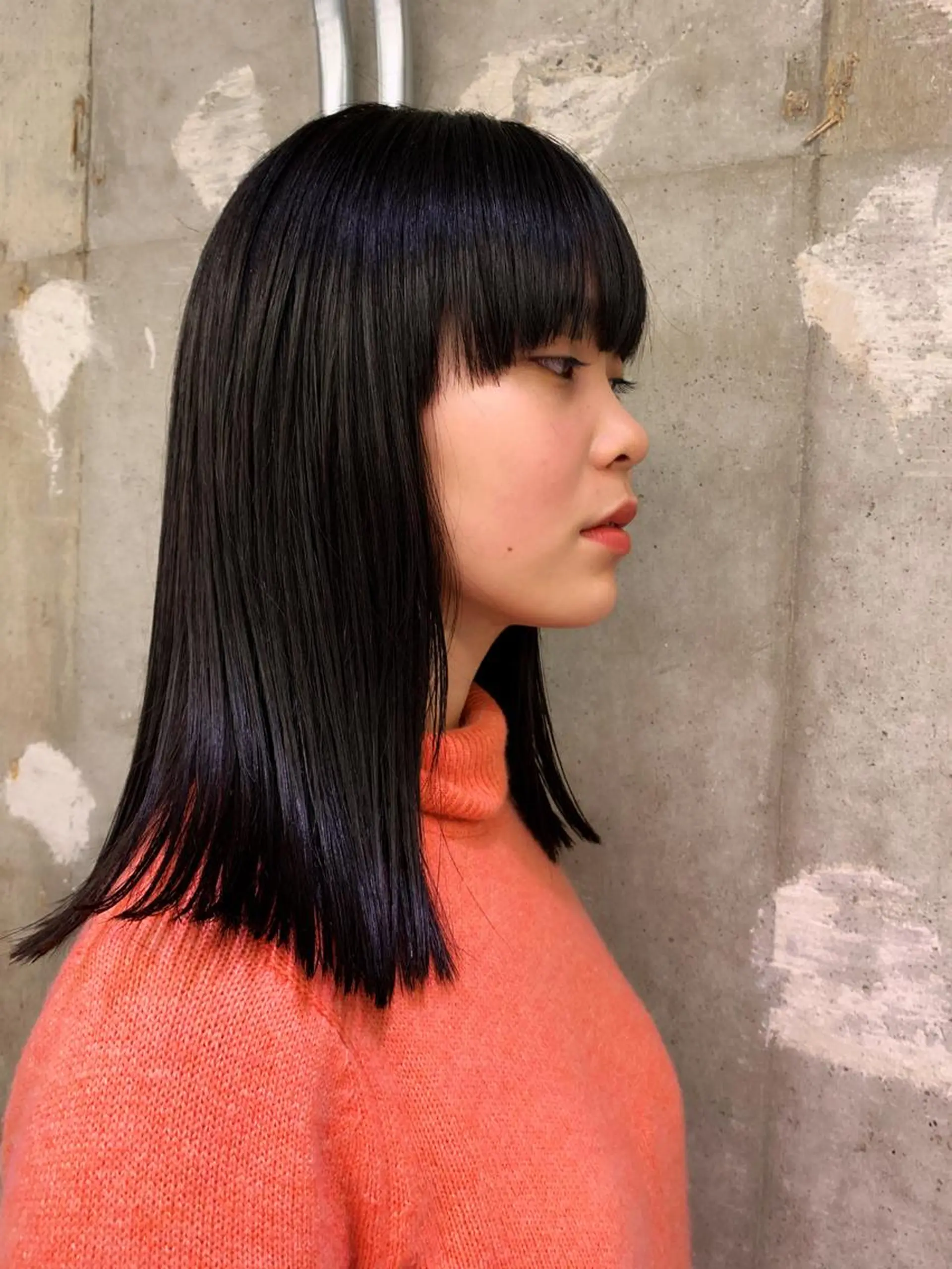 ミディアム パーマ ストレートパーマ tension 【テンション】のヘアスタイル