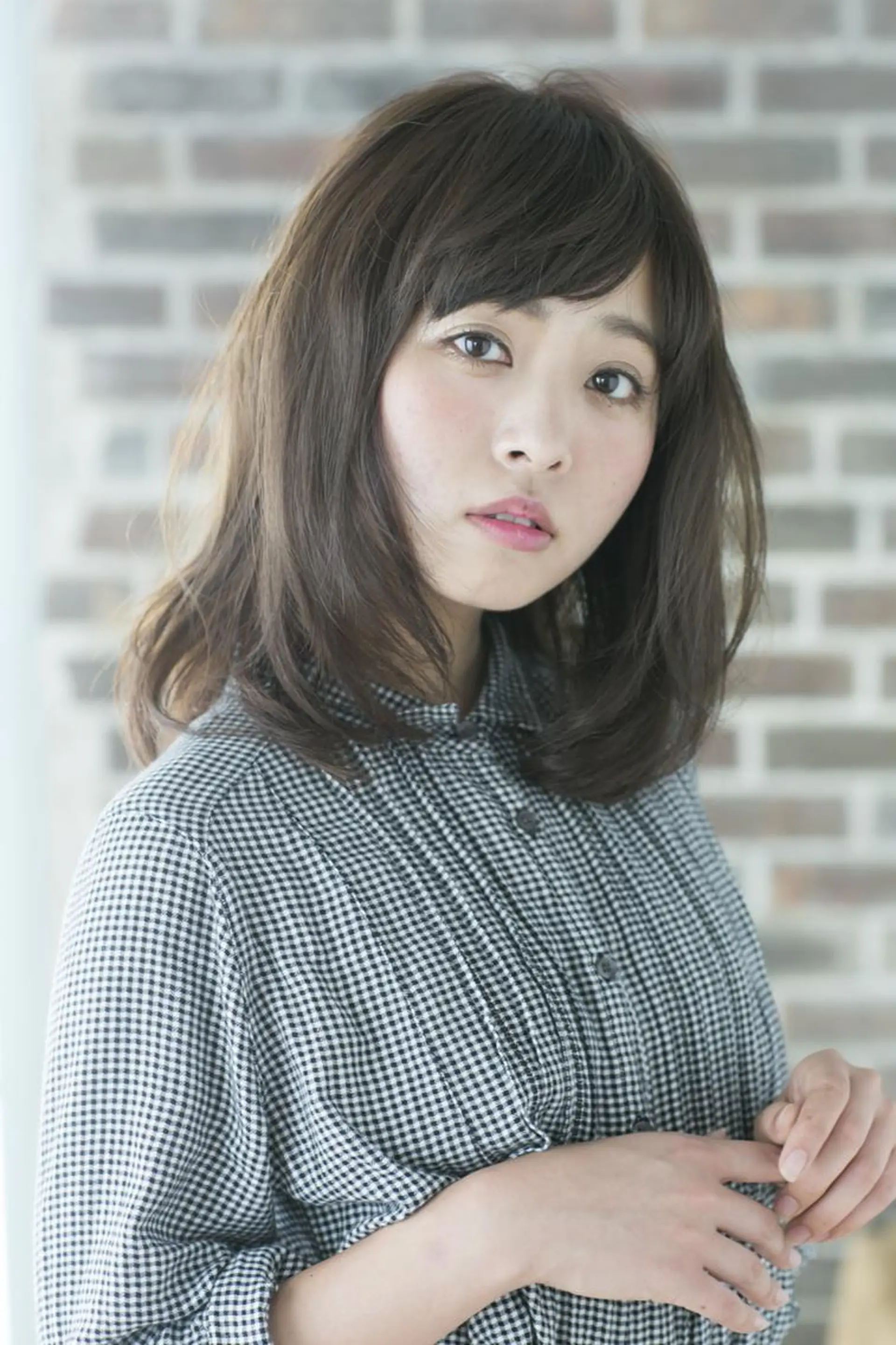 ミディアム Alushe艶髪・ 髪質改善のヘアスタイル