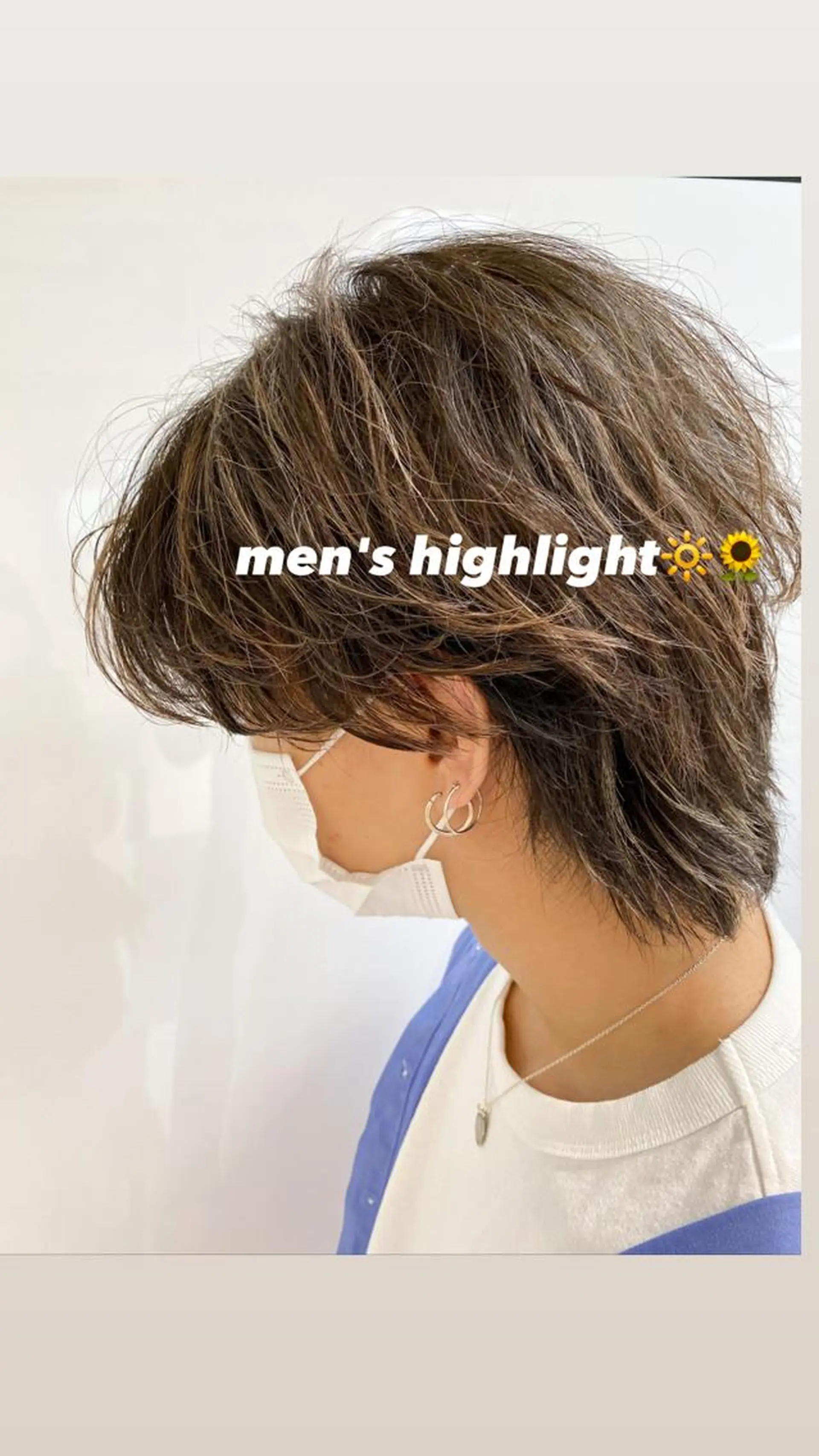 カラー パーマ メンズ loely 💞miyuのヘアスタイル