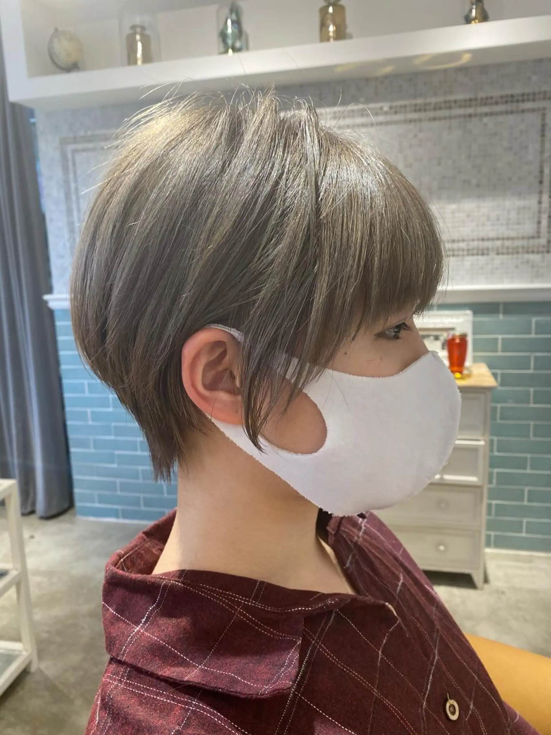 ショート 髪質改善レイヤー/ ボブたんの翔太のヘアスタイル