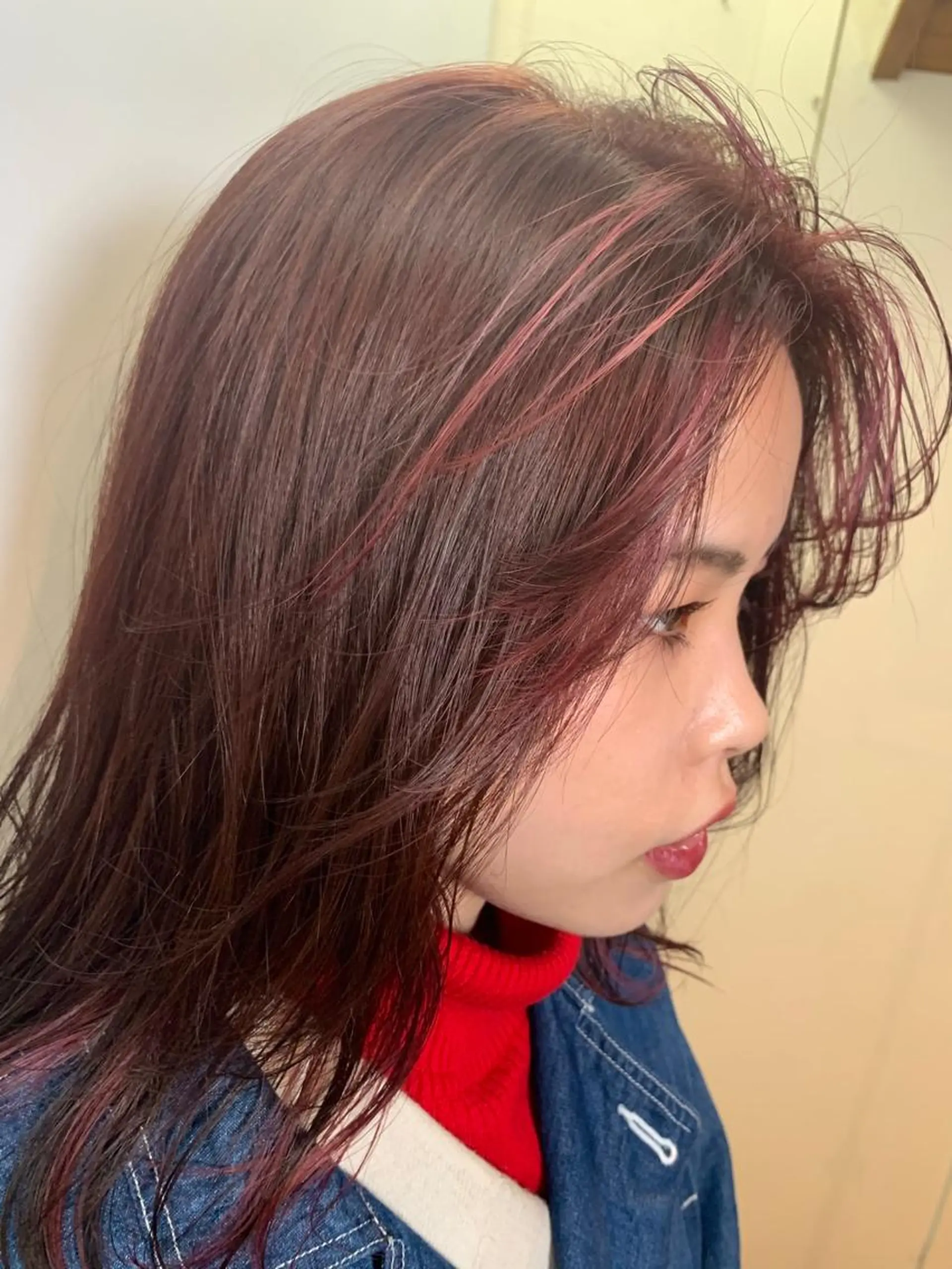 セミロング カラー つくばUtooe's 副店長　寺沢颯のヘアスタイル