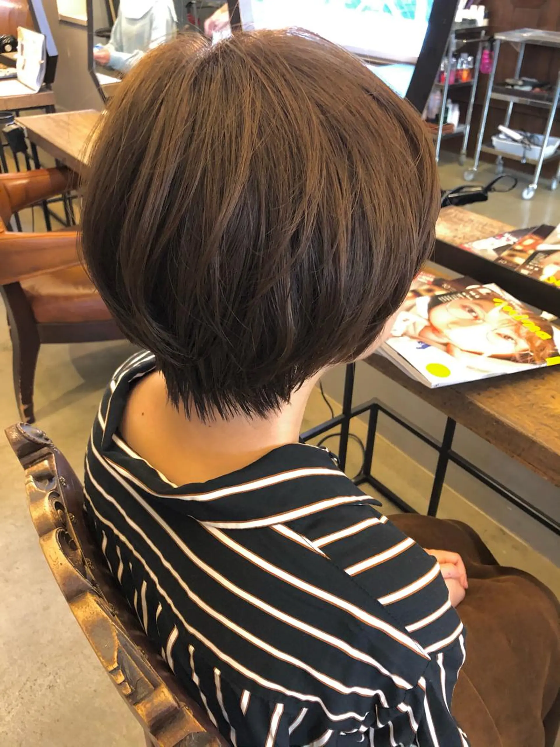 ショート カラー ヘアカラー 相原 美咲のヘアスタイル