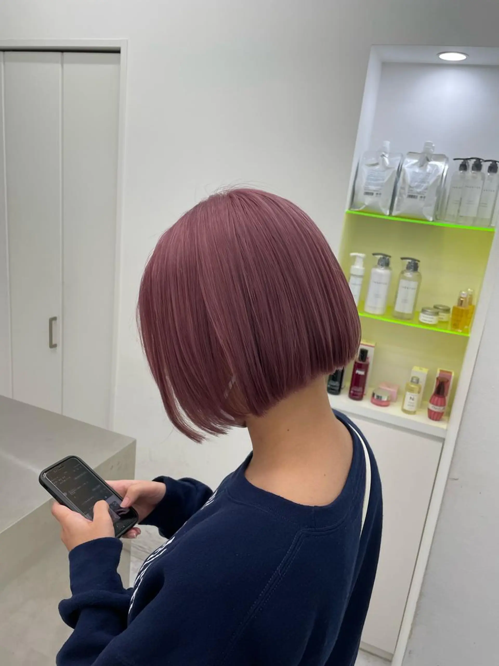 ミディアム ヘアアレンジ カット 縮毛矯正 トリートメント 縮毛矯正/髪質改善/ ブリーチ毛/木元渓太のヘアスタイル